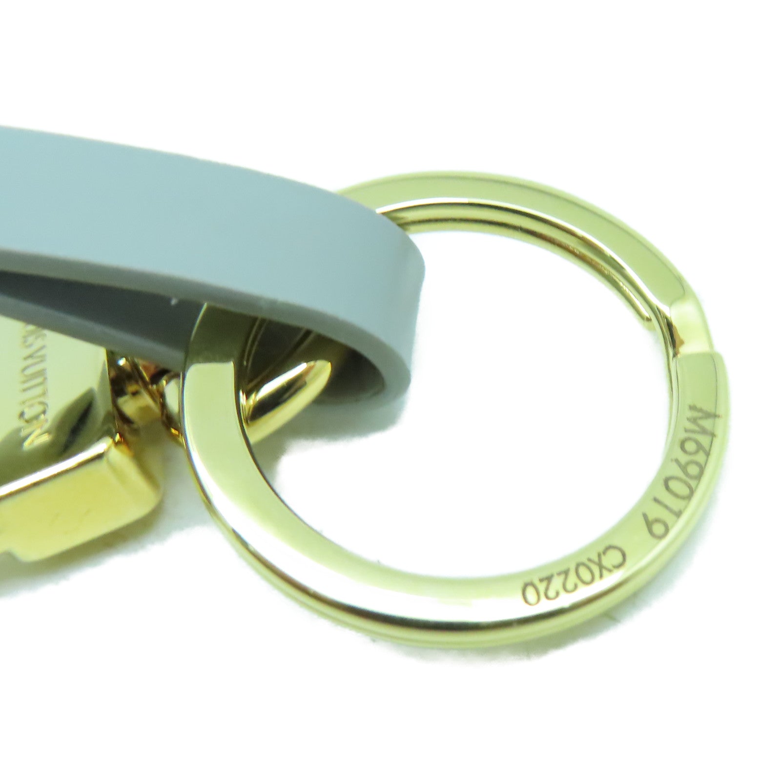 LOUIS VUITTON 皮革/皮草Key Ring/Charm金扣鑰匙圈/掛飾灰色