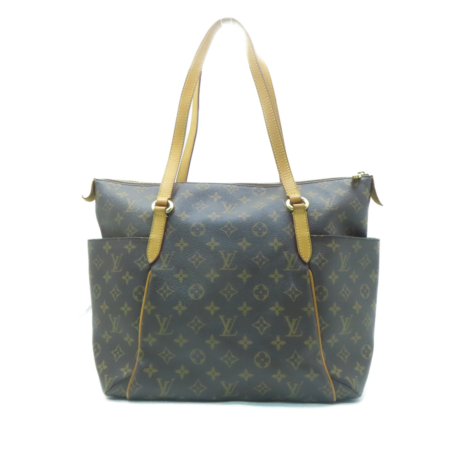 LOUIS VUITTON Monogram Totally GM金扣肩背袋啡色