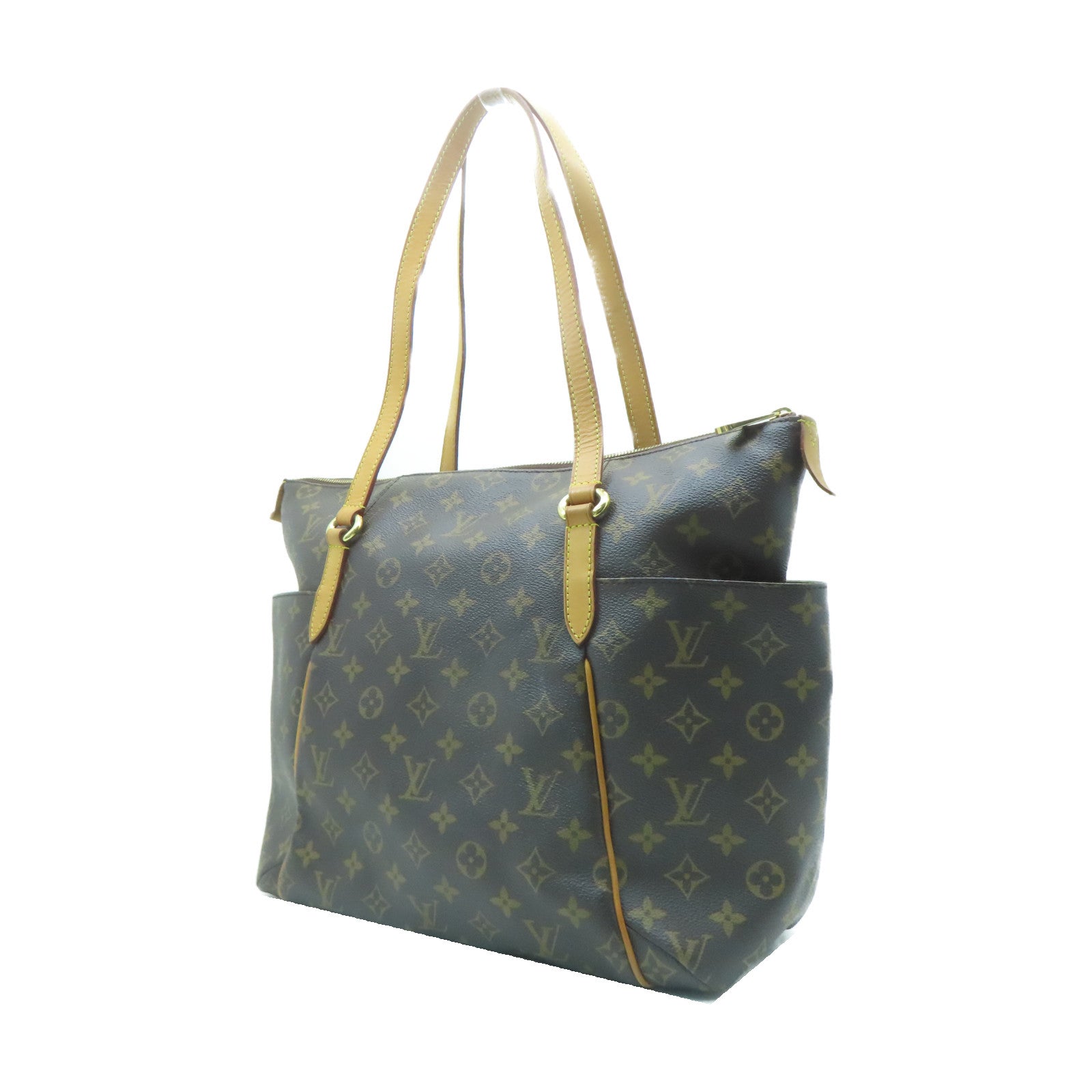 LOUIS VUITTON Monogram Totally GM金扣肩背袋啡色