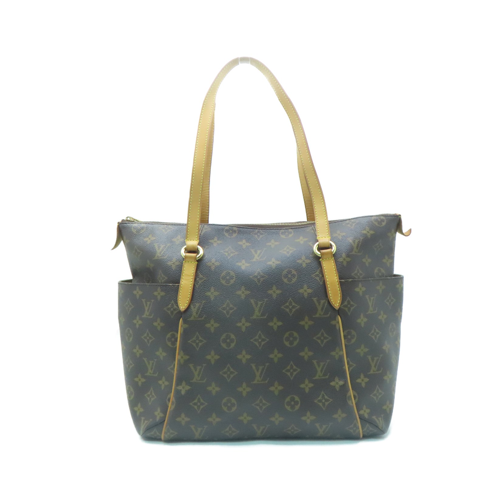 LOUIS VUITTON Monogram Totally GM金扣肩背袋啡色