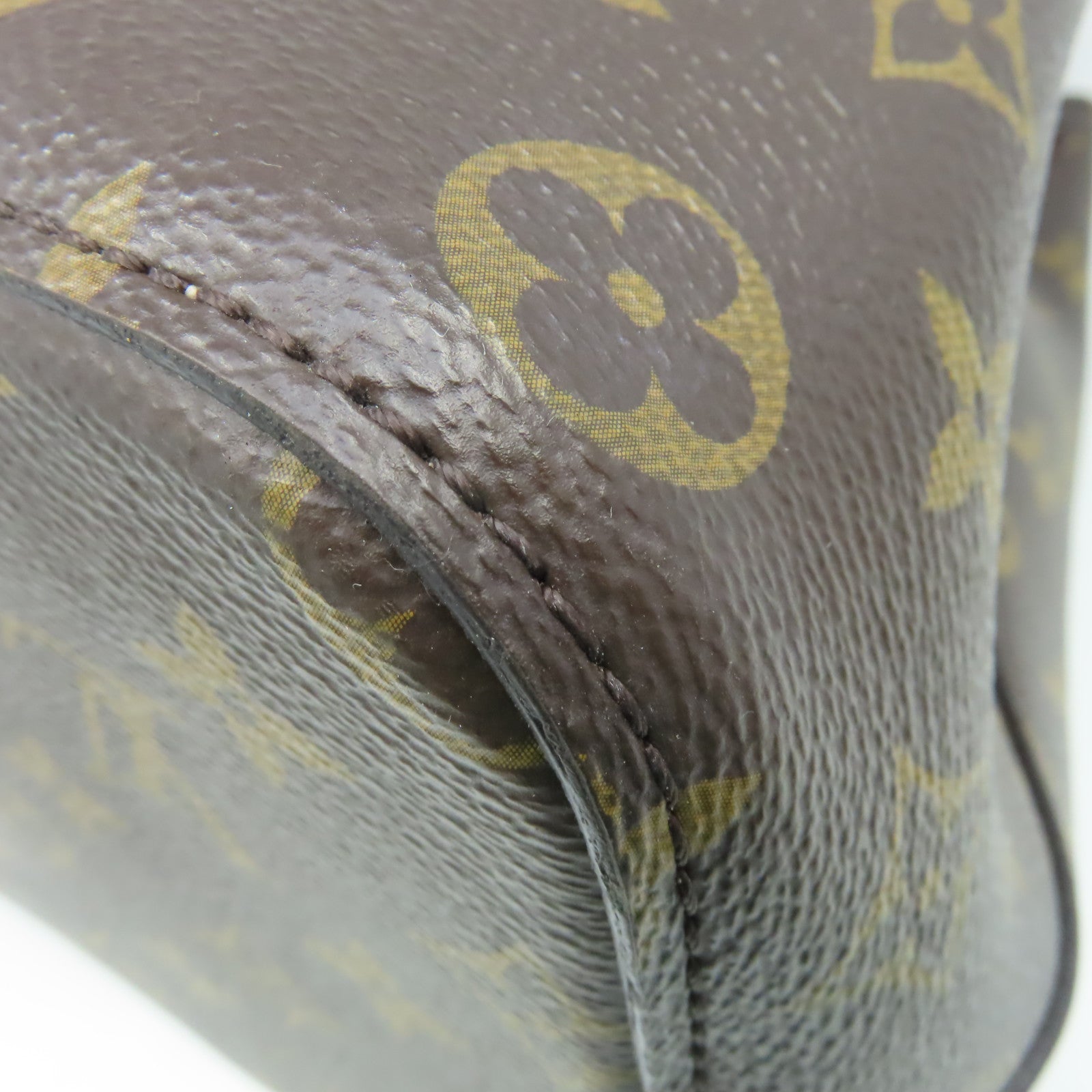 LOUIS VUITTON Monogram NeoNoe MM Shoulder Bag肩背袋啡色/粉紅色