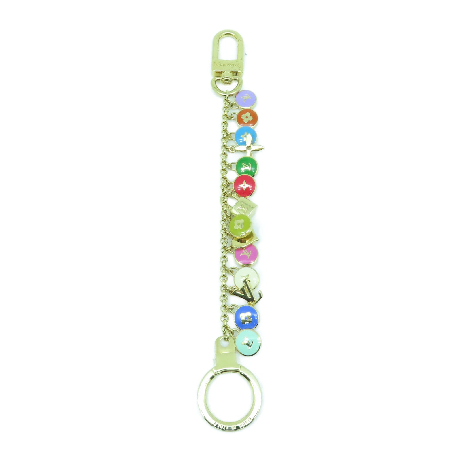 LOUIS VUITTON 金屬Key Ring/Charm金扣鑰匙圈/掛飾彩色