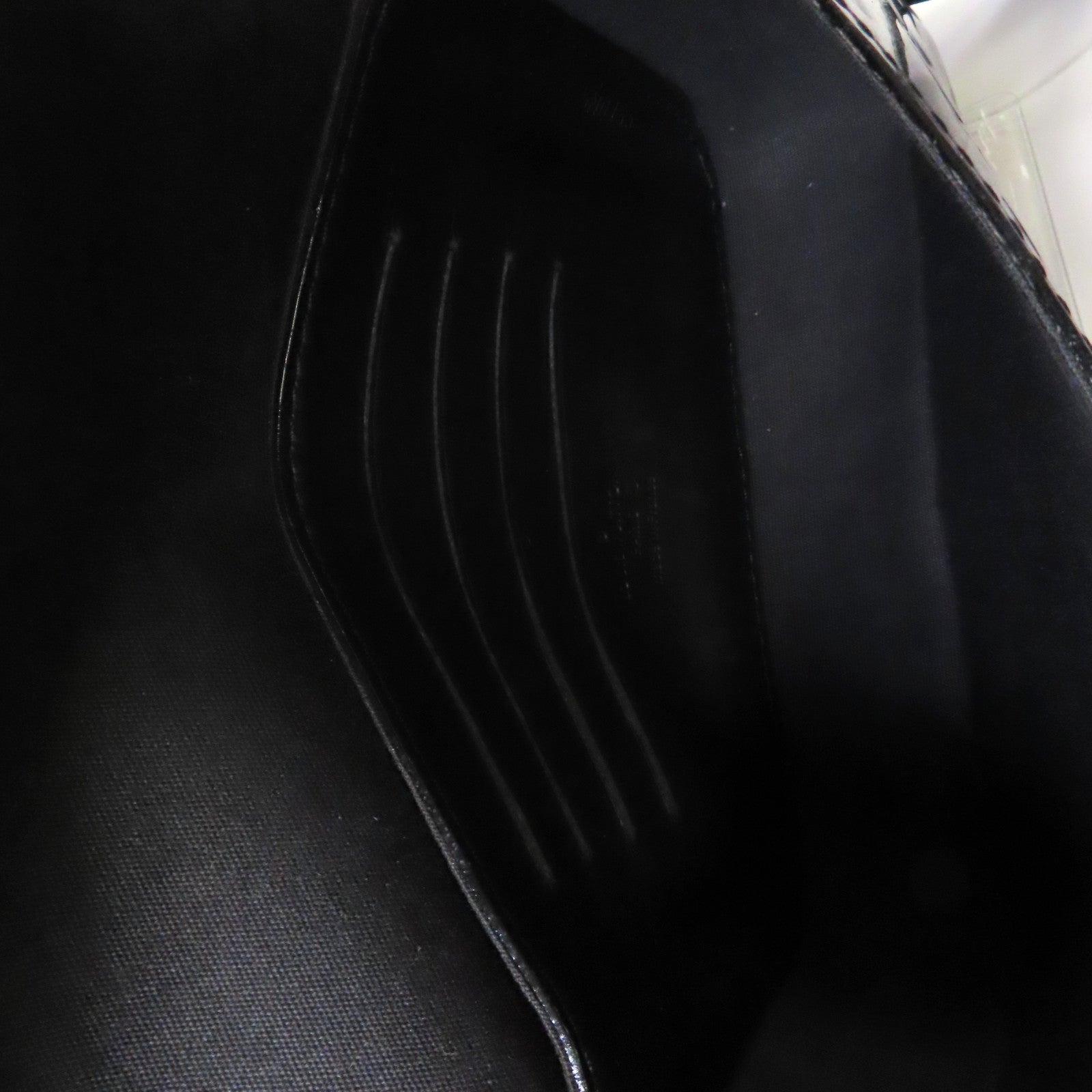 LOUIS VUITTON Monogram Vernis Sac Luice金扣肩背袋墨綠色