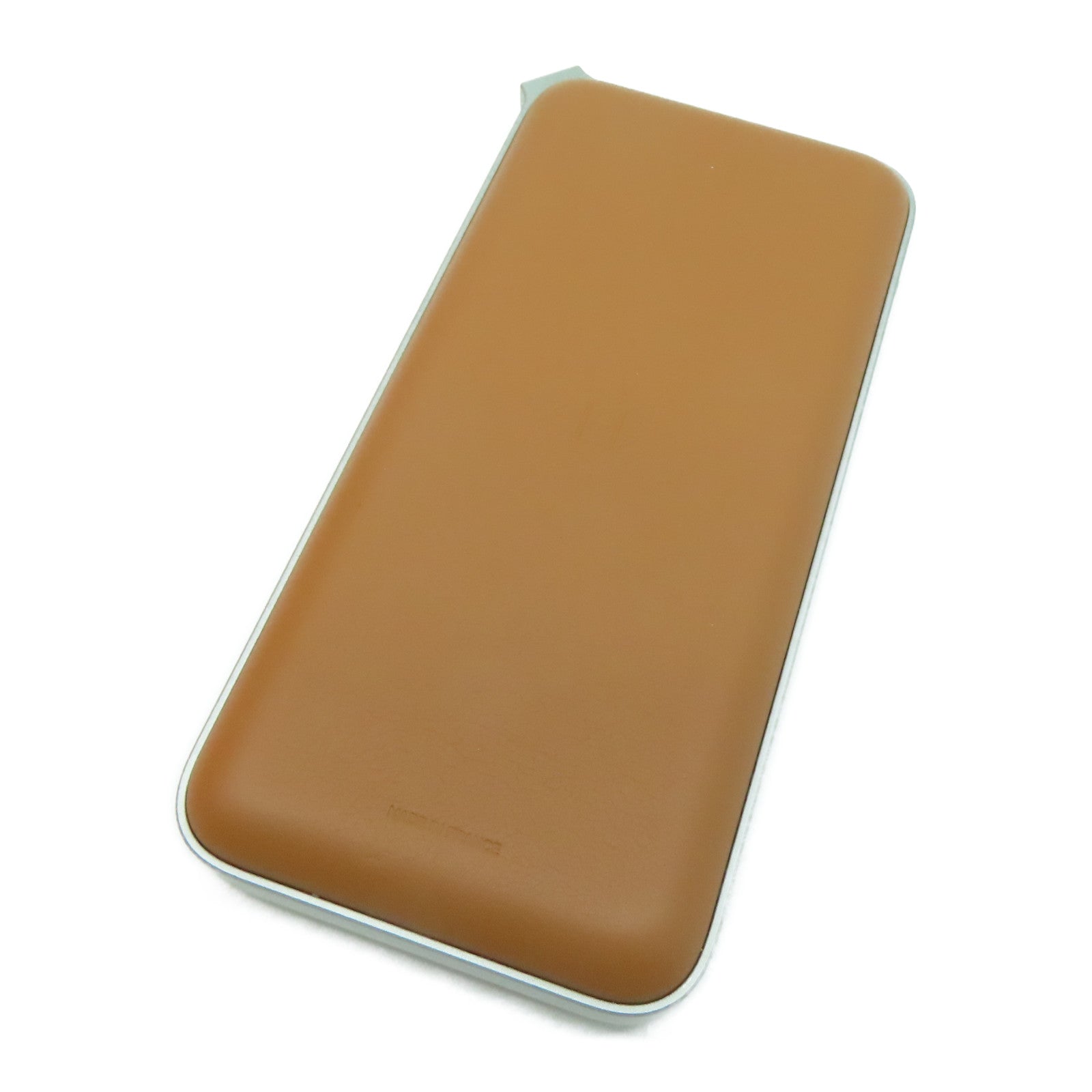 HERMES 皮革Volt H Power Bank啡色