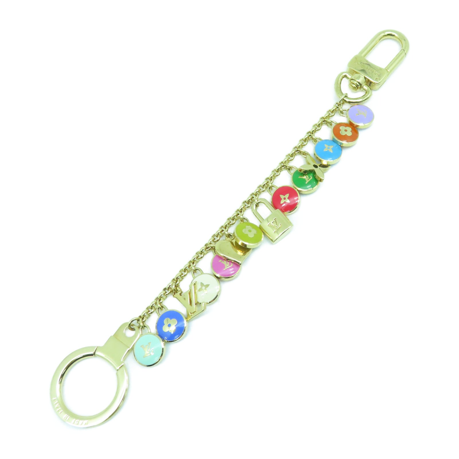 LOUIS VUITTON 金屬Key Ring/Charm金扣鑰匙圈/掛飾彩色