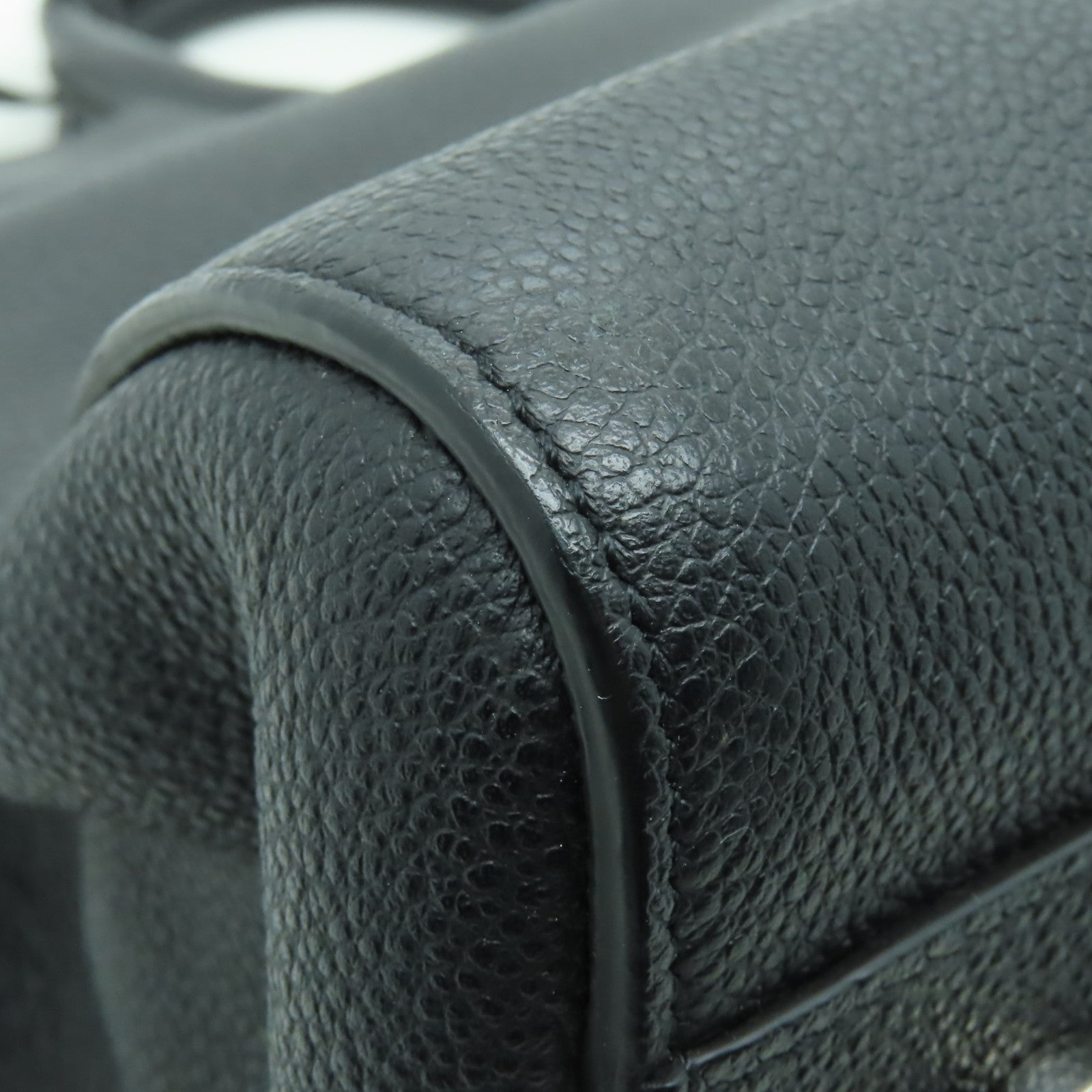 SAINT LAURENT 牛皮皮革2way Shoulder Bag銀扣手挽肩背兩用袋黒色
