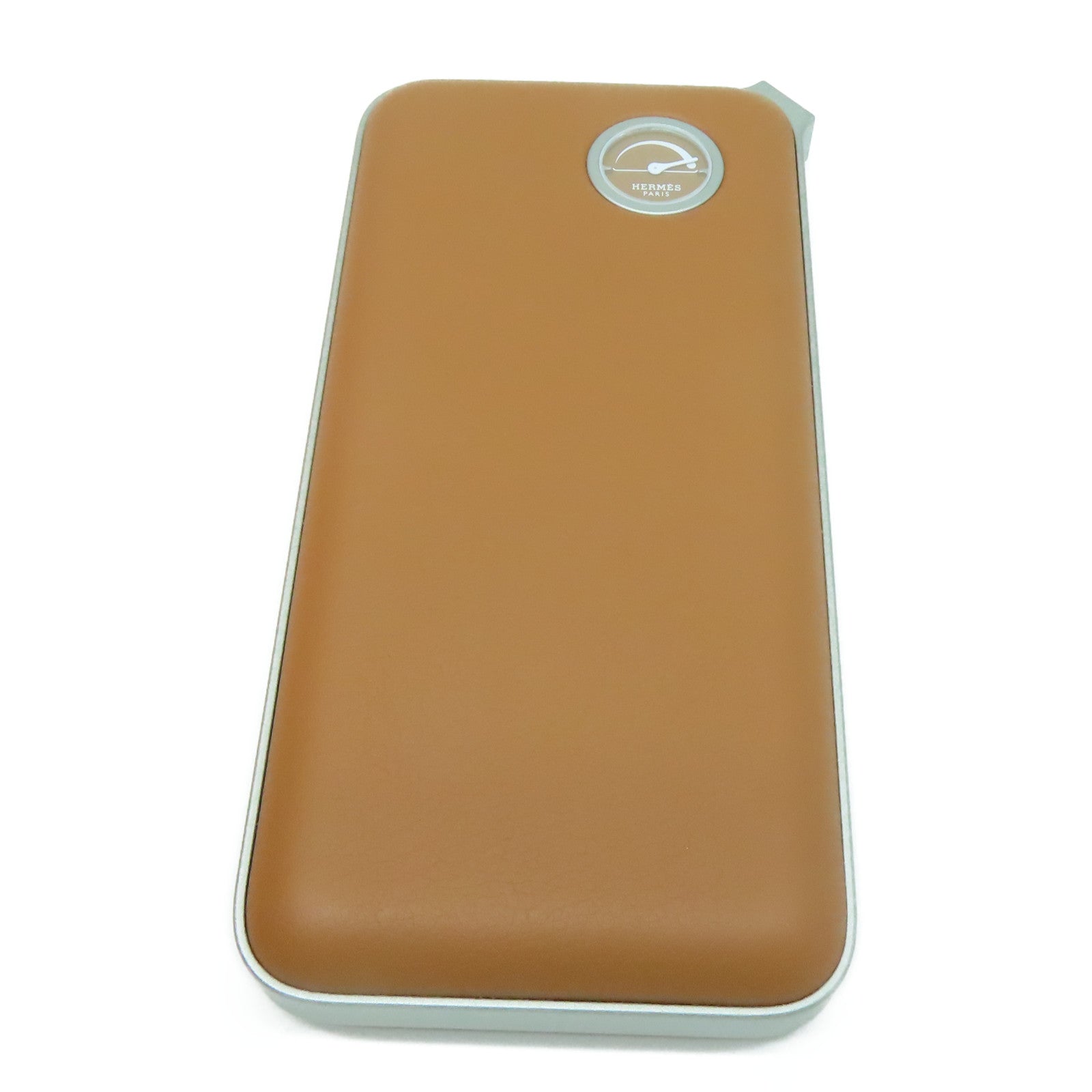 HERMES 皮革Volt H Power Bank啡色