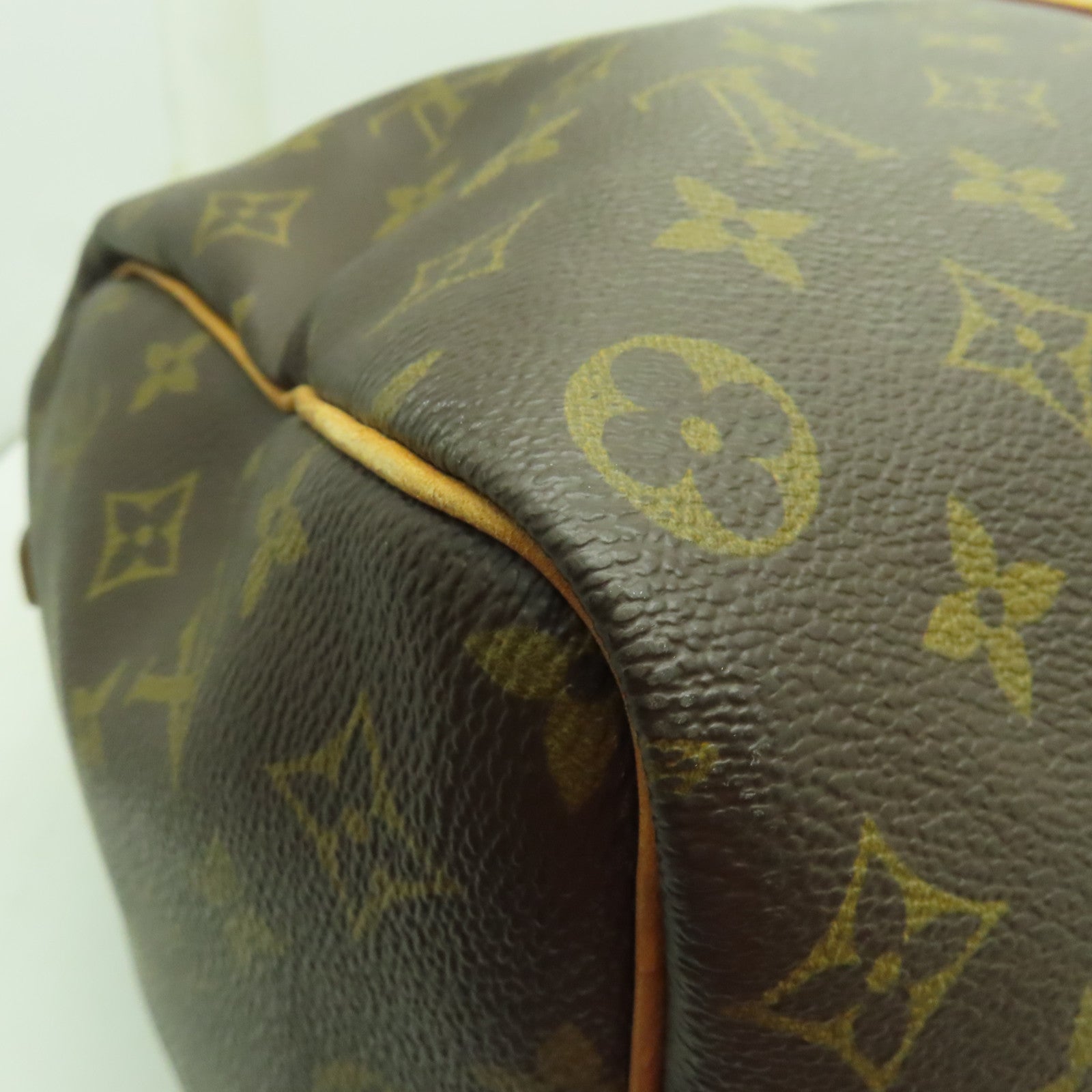LOUIS VUITTON Monogram Keepall 50金扣波士頓包棕色