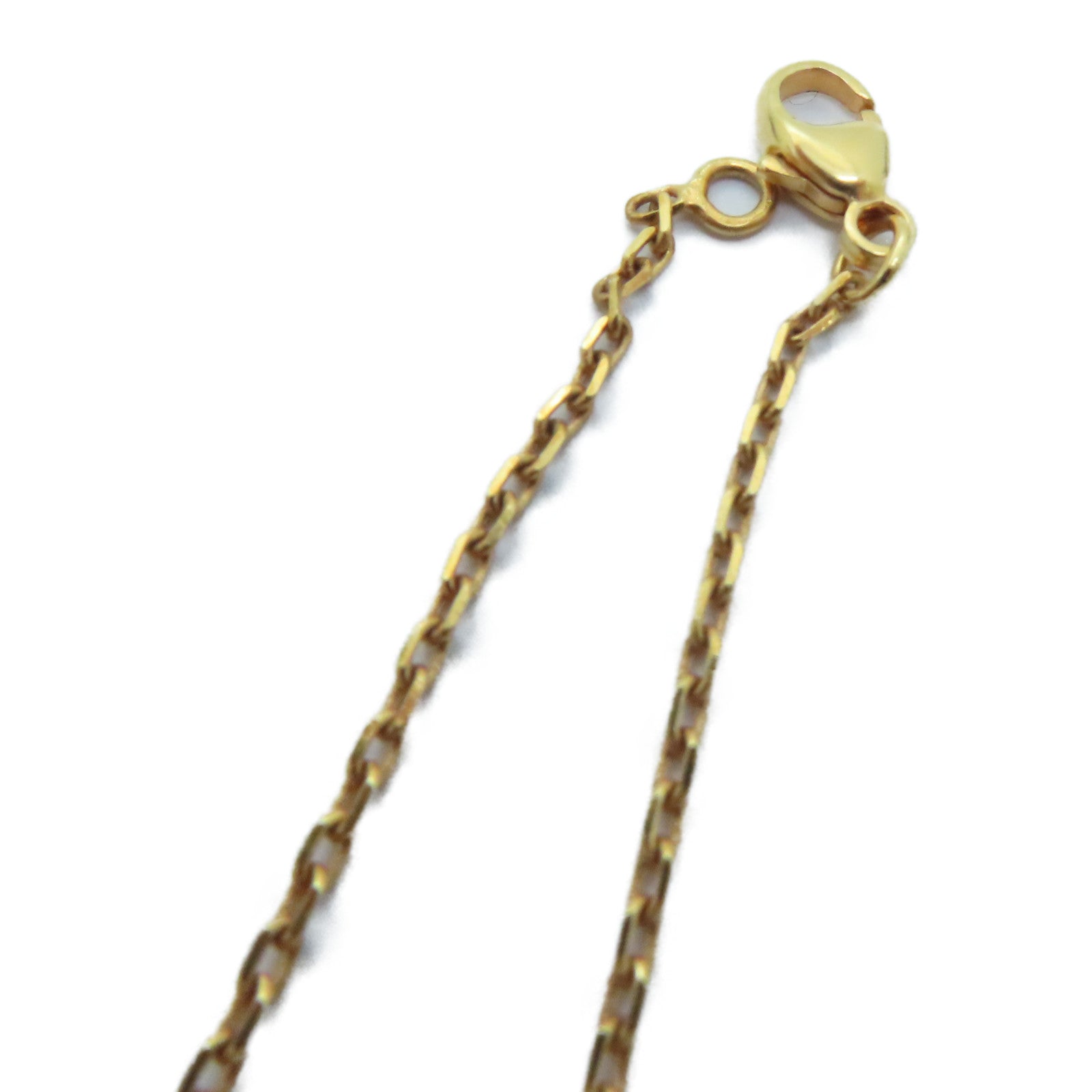 HERMES Swift皮革/金属Necklace项链金色/啡色