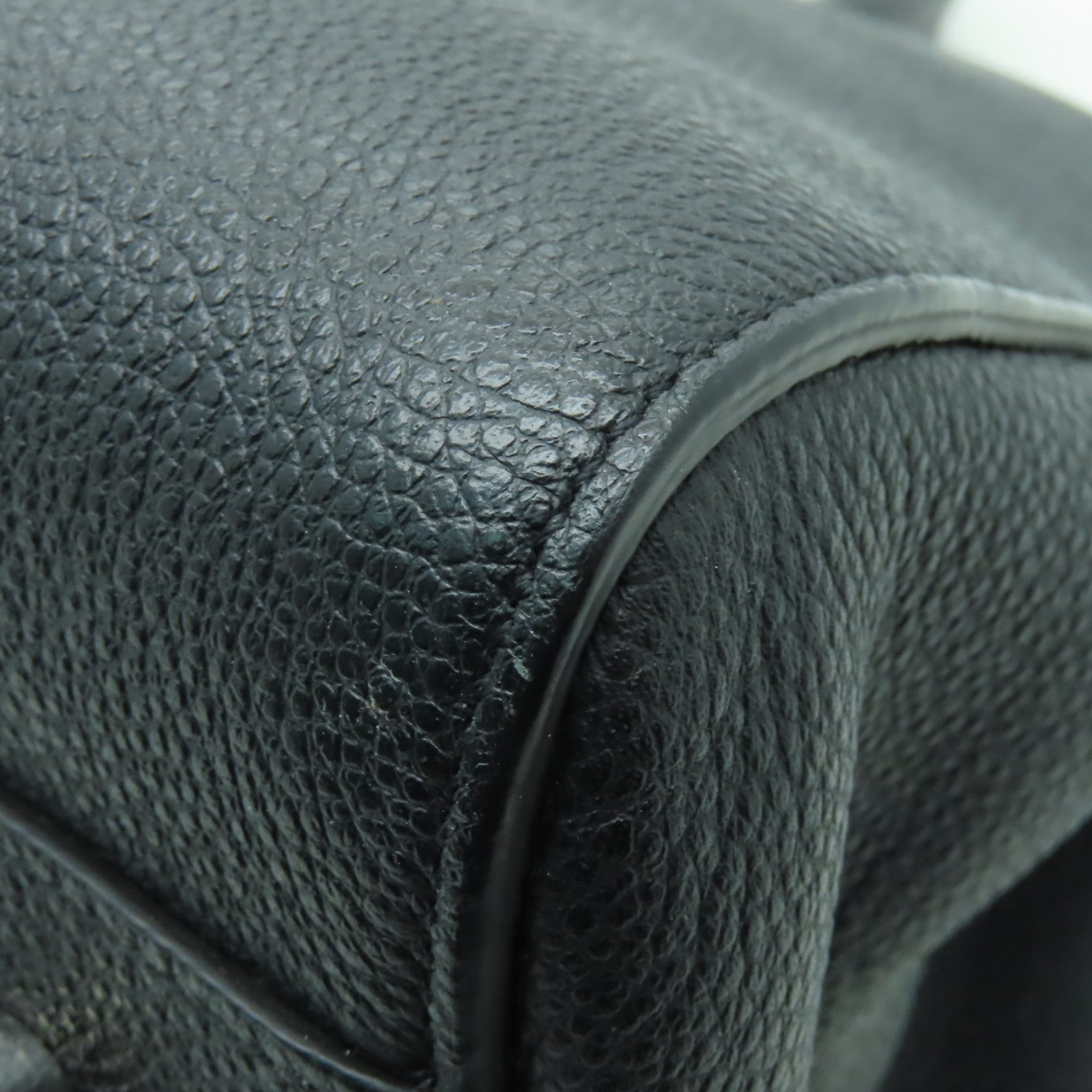 SAINT LAURENT 牛皮皮革2way Shoulder Bag銀扣手挽肩背兩用袋黒色
