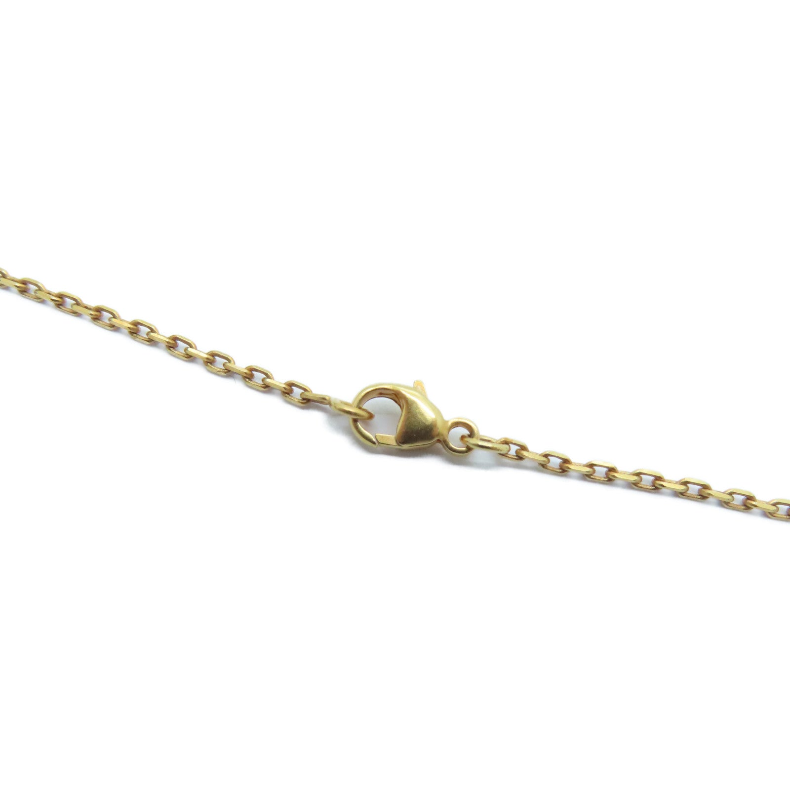 HERMES Swift皮革/金属Necklace项链金色/啡色