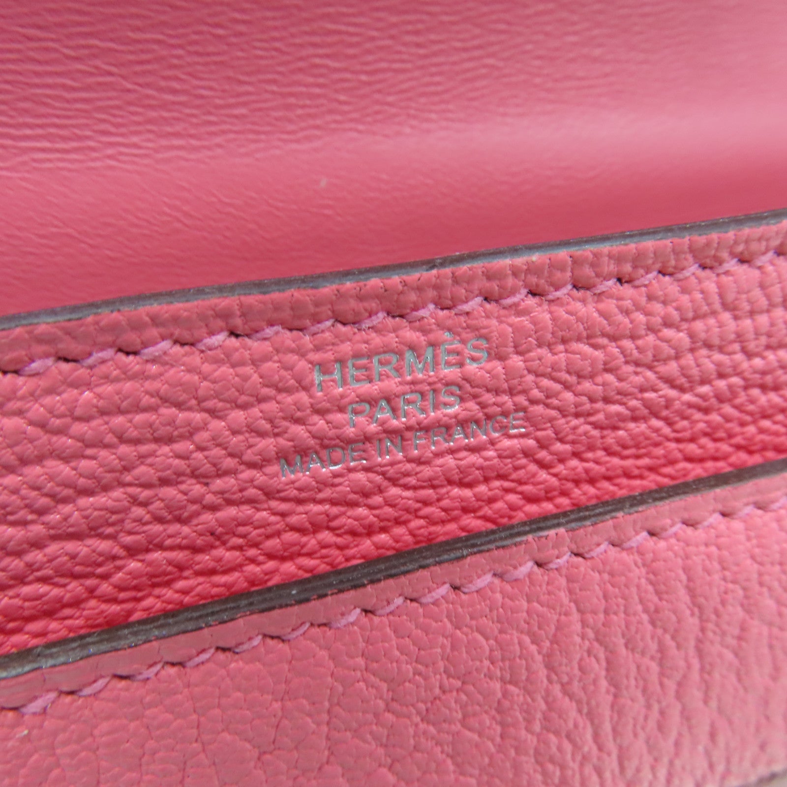 ROSE HERMES 未使用 Hermes Kelly 25 Epsom 1Q Rose Confetti SHW Stamp Y