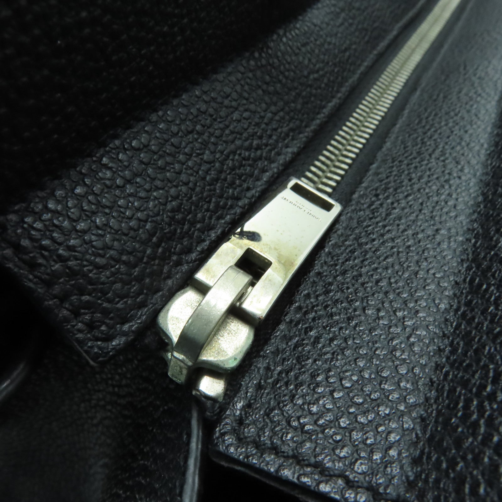 SAINT LAURENT 牛皮皮革2way Shoulder Bag銀扣手挽肩背兩用袋黒色