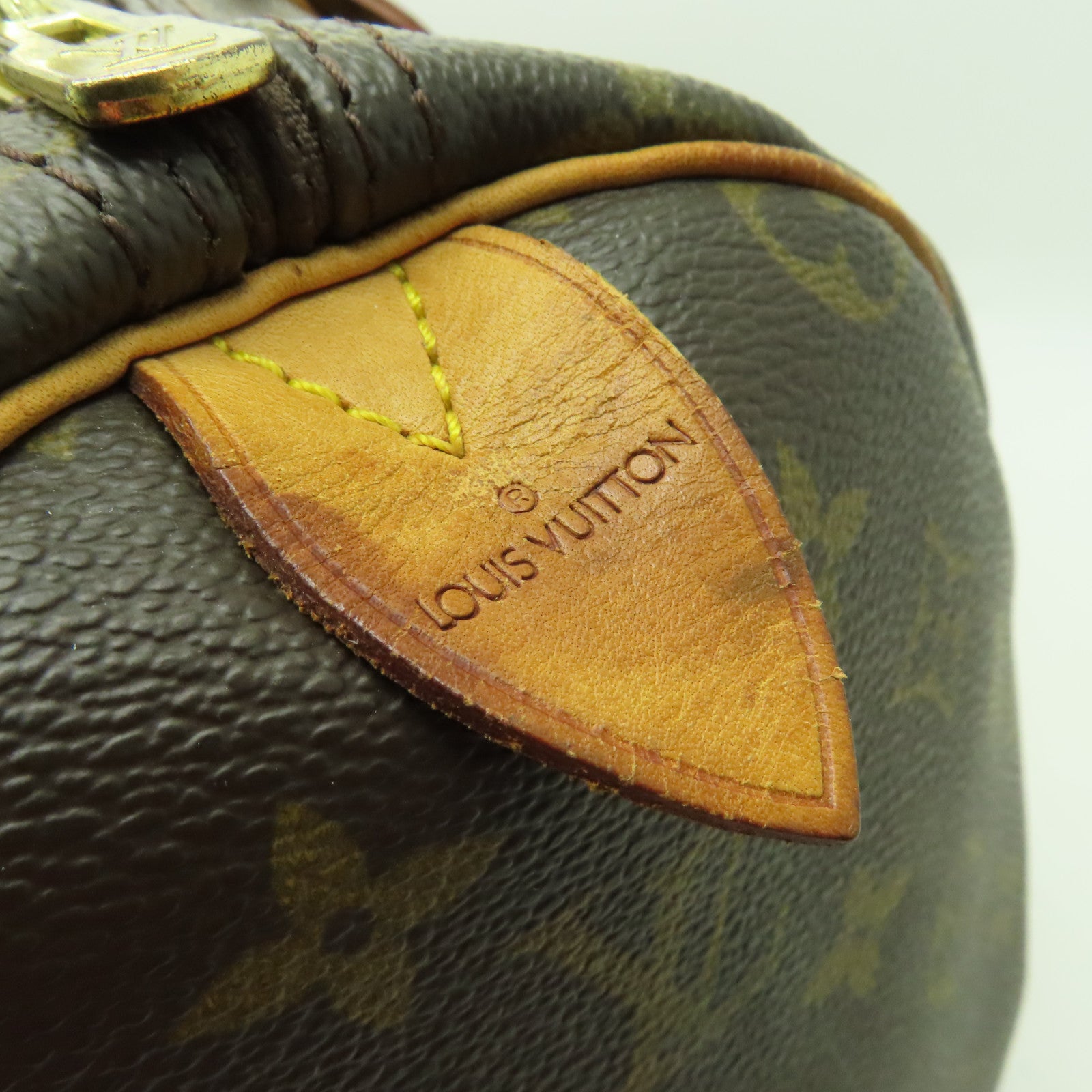 LOUIS VUITTON Monogram Keepall 50金扣波士頓包棕色