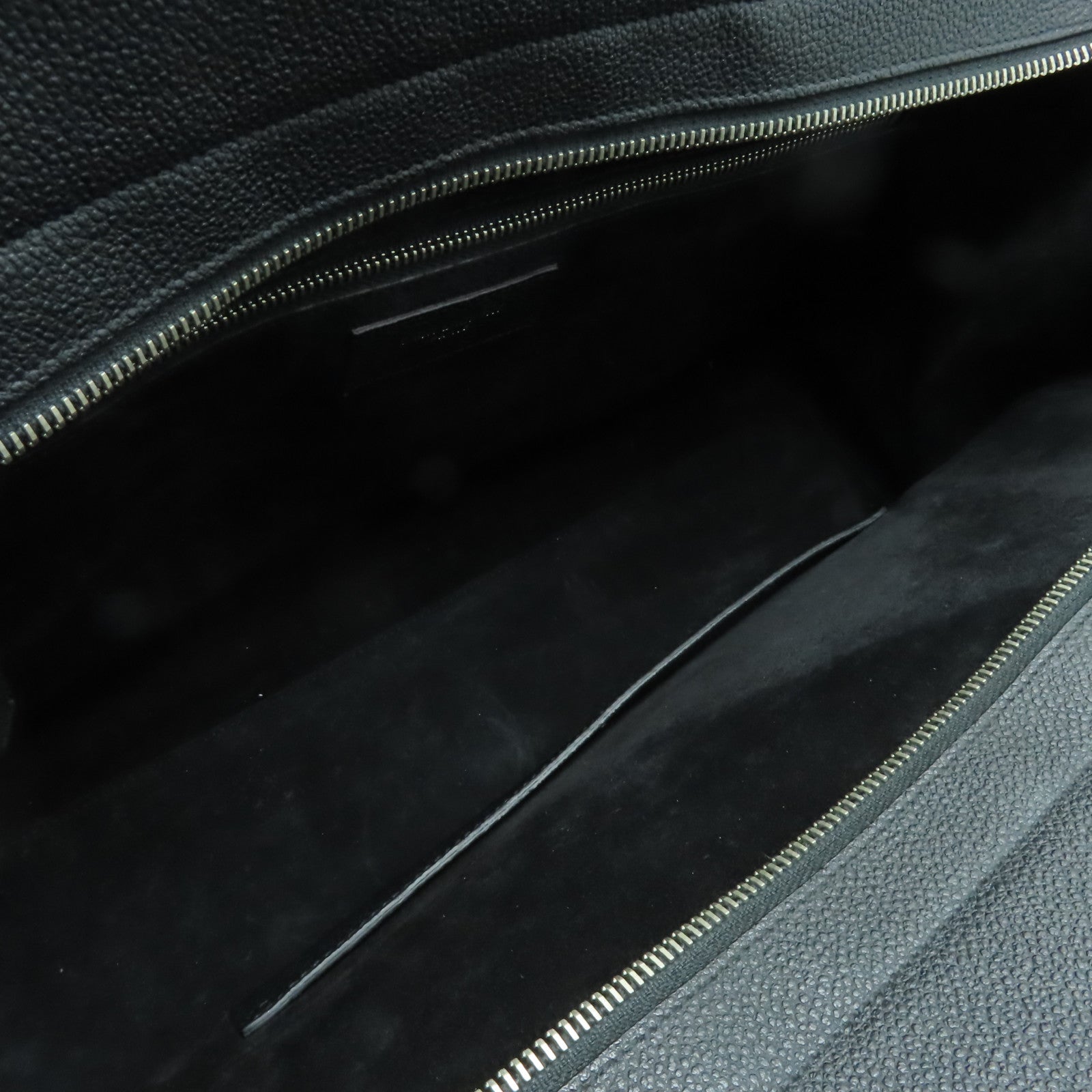 SAINT LAURENT 牛皮皮革2way Shoulder Bag銀扣手挽肩背兩用袋黒色