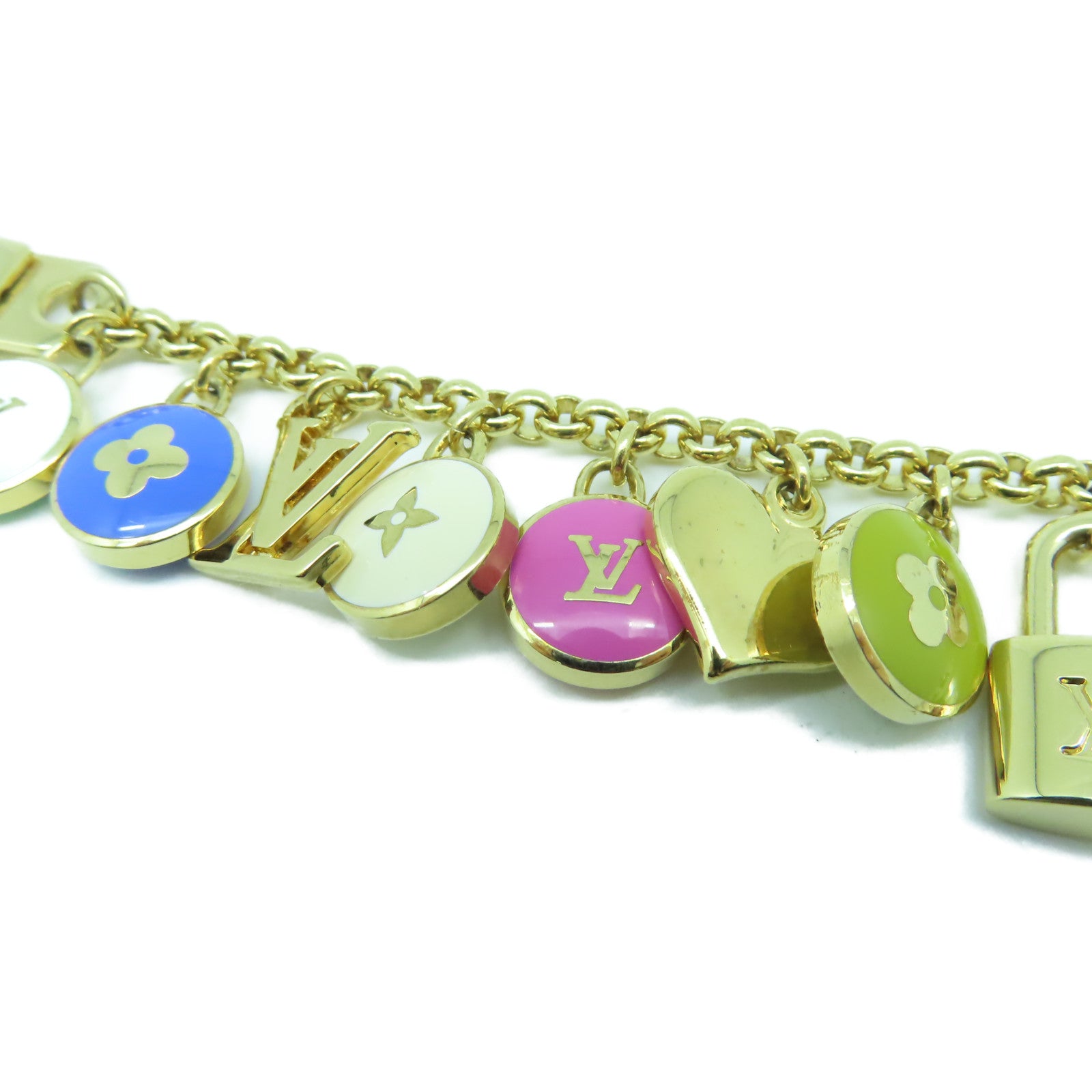LOUIS VUITTON 金屬Key Ring/Charm金扣鑰匙圈/掛飾彩色