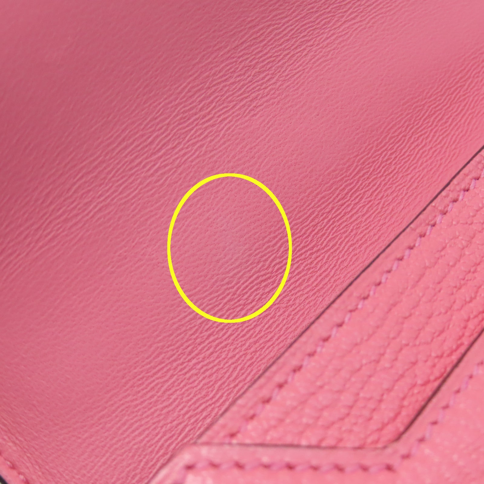 HERMES Chevre皮革Mini Verrou银扣肩背袋夏日玫瑰粉