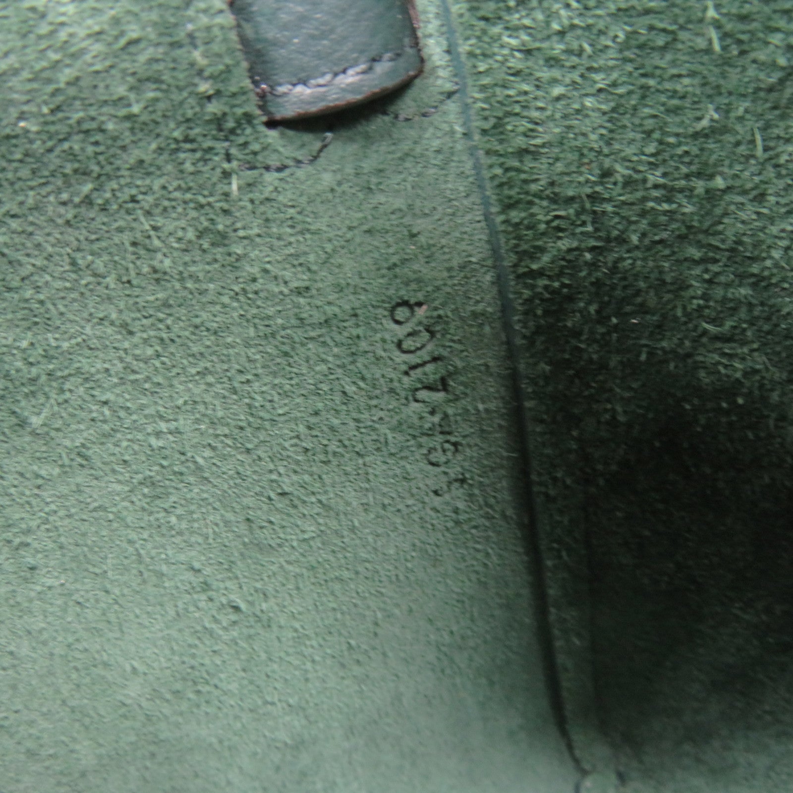 CELINE Cowhide Leather Nano Belt Bag 2Way Shoulder Bag Handle Shoulder Bag Green