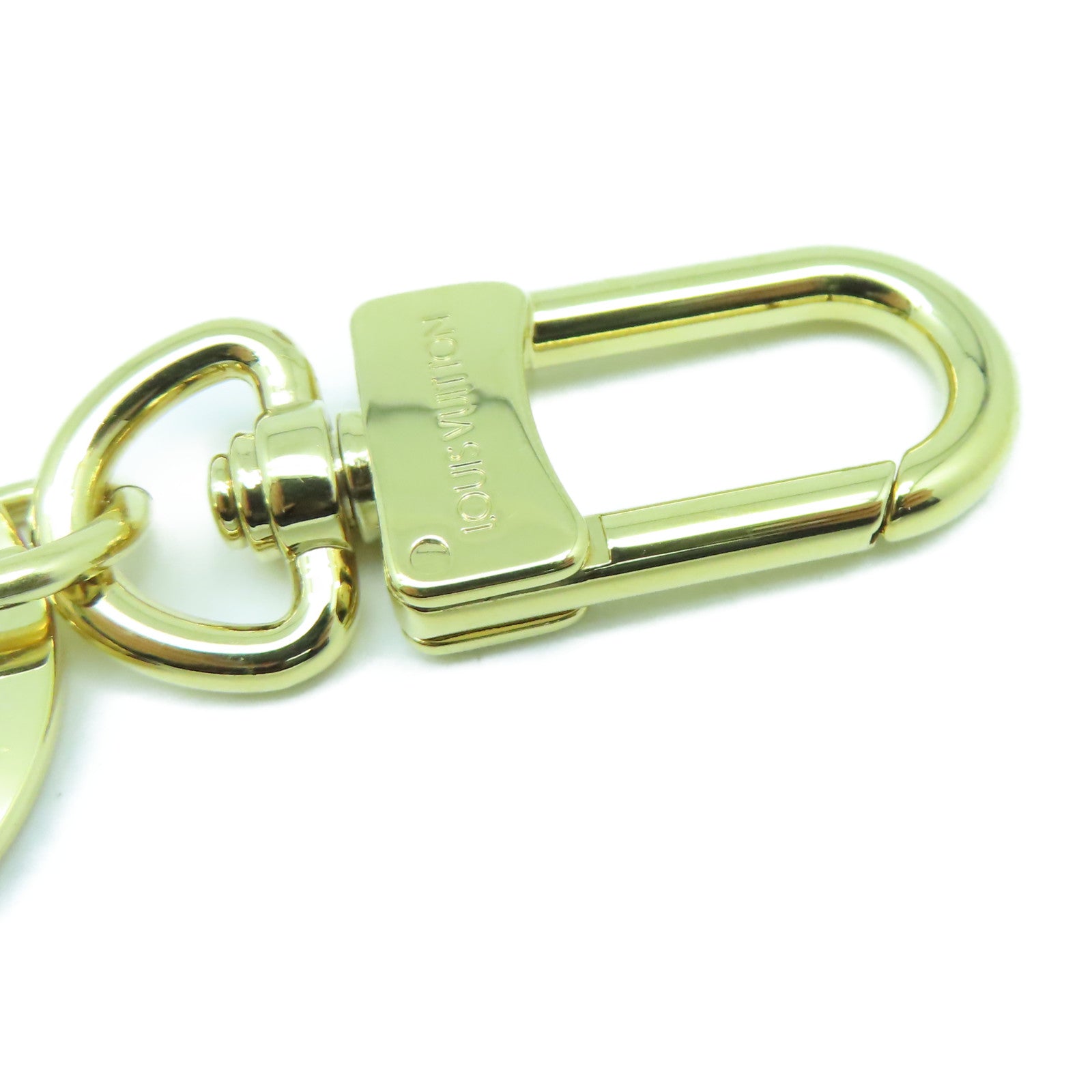 LOUIS VUITTON 金屬Key Ring/Charm金扣鑰匙圈/掛飾啡色/白色/粉紅色