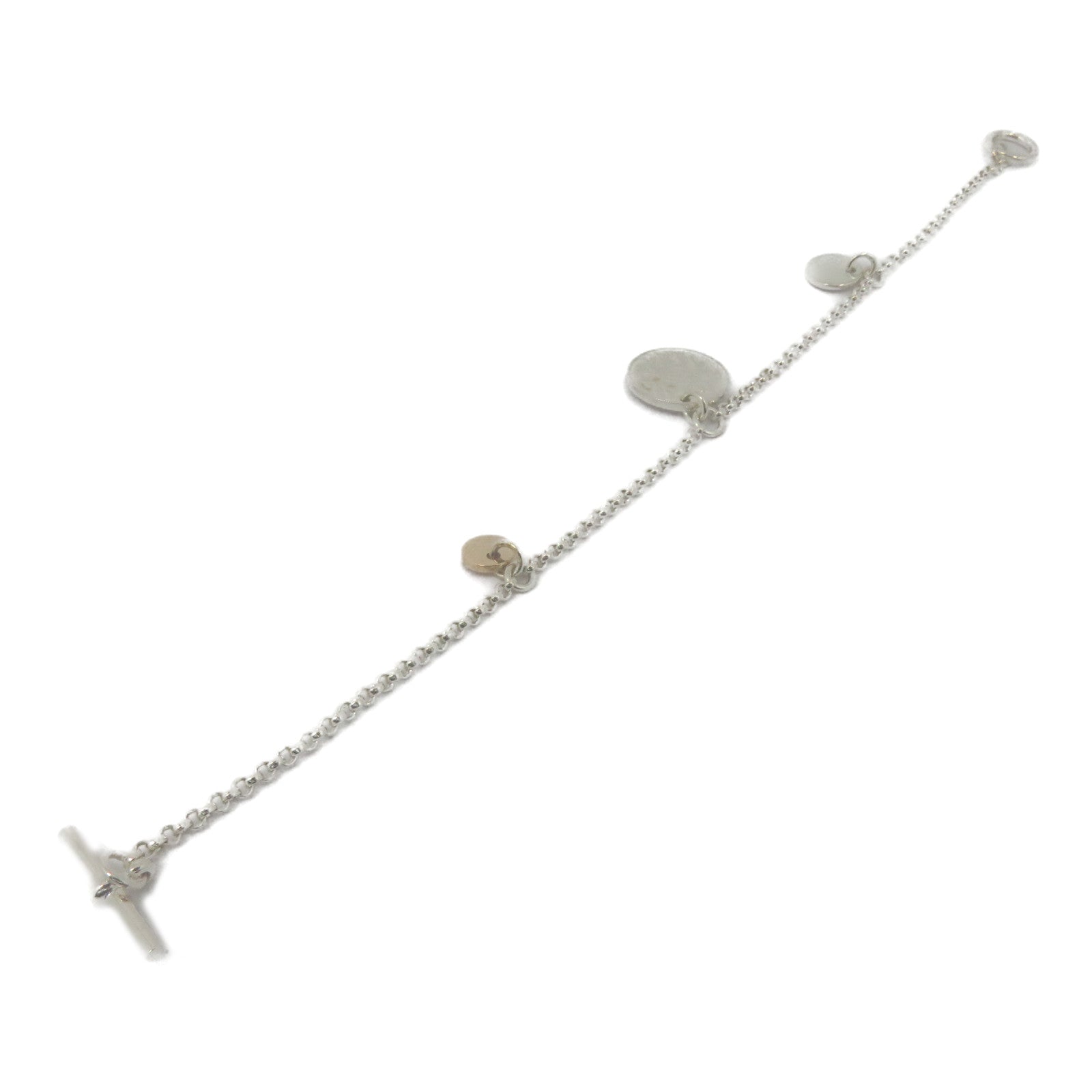 HERMES 【激減優惠】18K白金Ex-Libris Bracelet手鏈