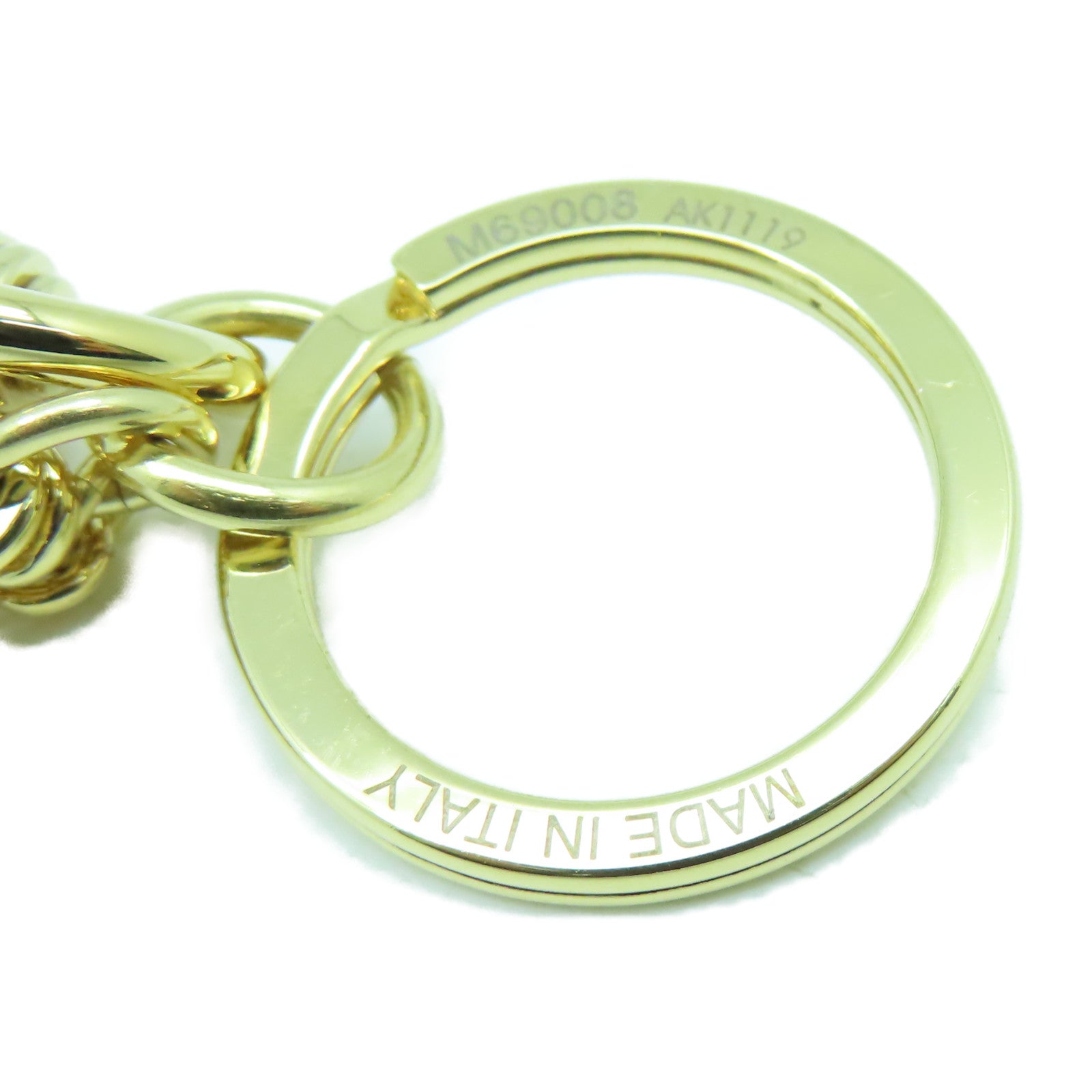 LOUIS VUITTON 金屬Key Ring/Charm金扣鑰匙圈/掛飾啡色/白色/粉紅色