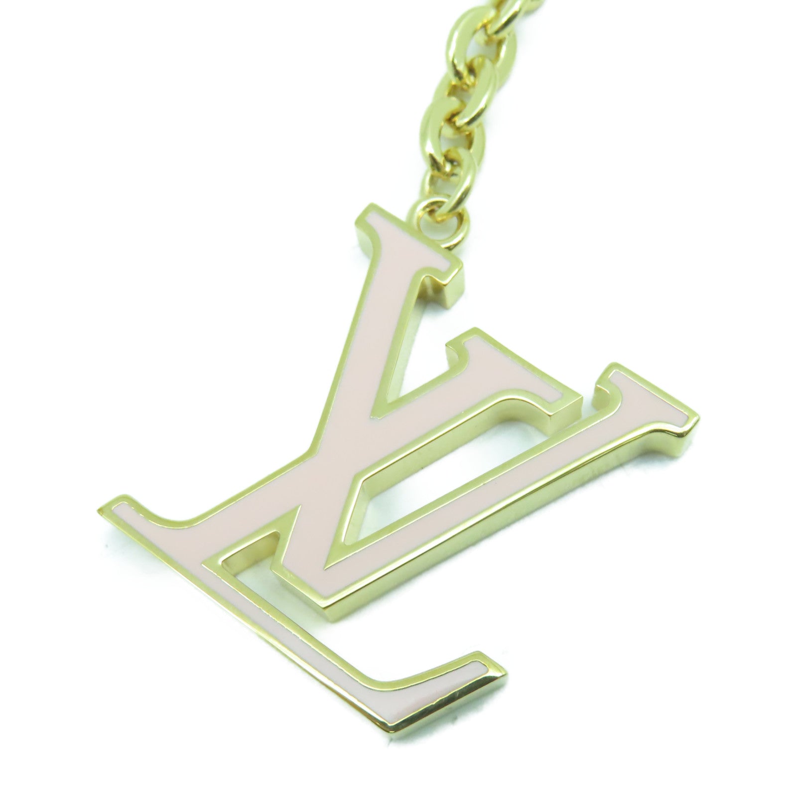 LOUIS VUITTON 金屬Key Ring/Charm金扣鑰匙圈/掛飾啡色/白色/粉紅色