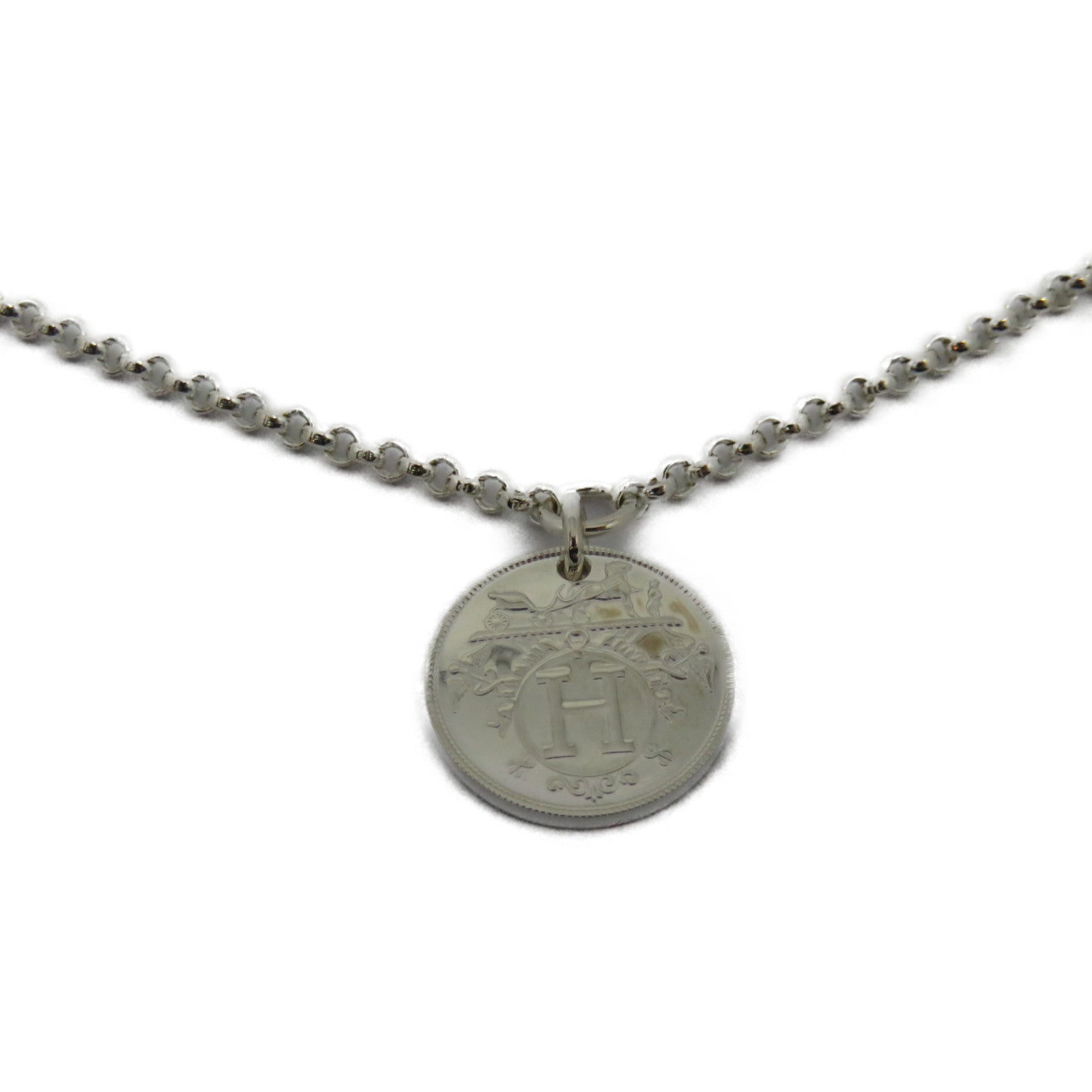 HERMES 【激減優惠】18K白金Ex-Libris Bracelet手鏈