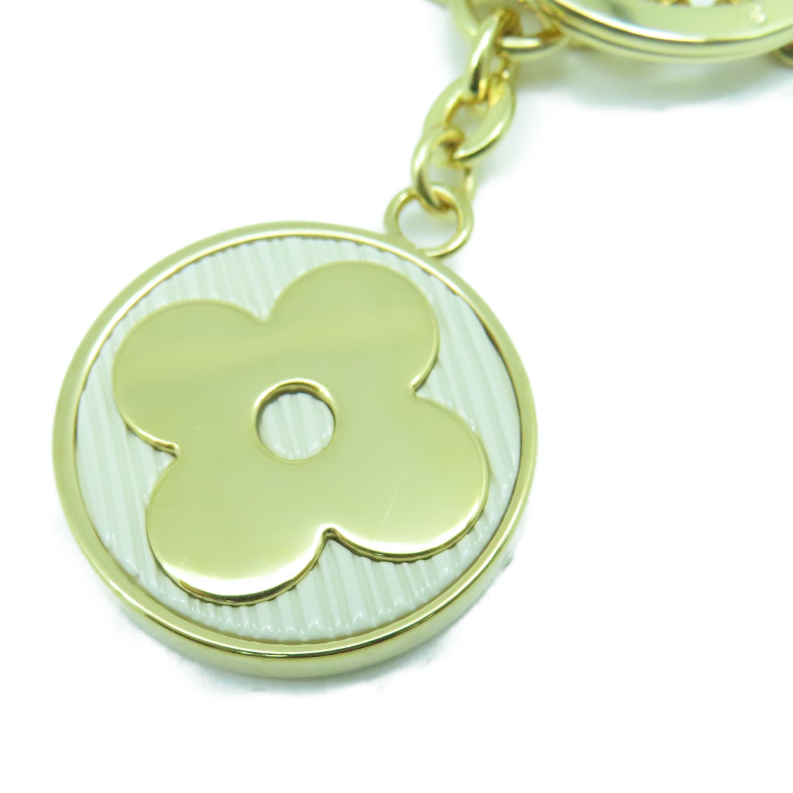 LOUIS VUITTON 金屬Key Ring/Charm金扣鑰匙圈/掛飾啡色/白色/粉紅色