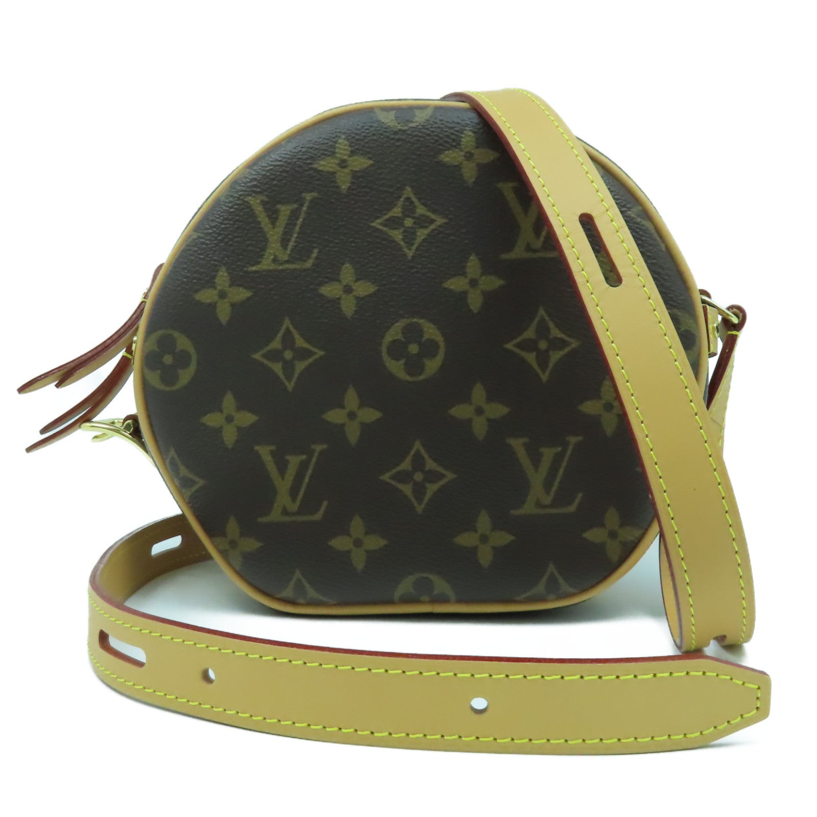 LOUIS VUITTON Monogram Boite Chapeau Souple PM金扣肩背袋啡色