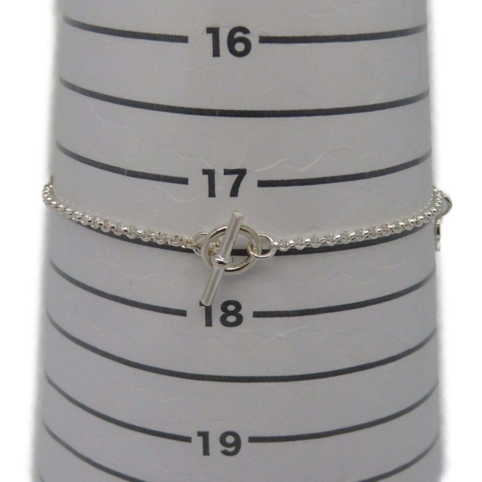HERMES 【激減優惠】18K白金Ex-Libris Bracelet手鏈