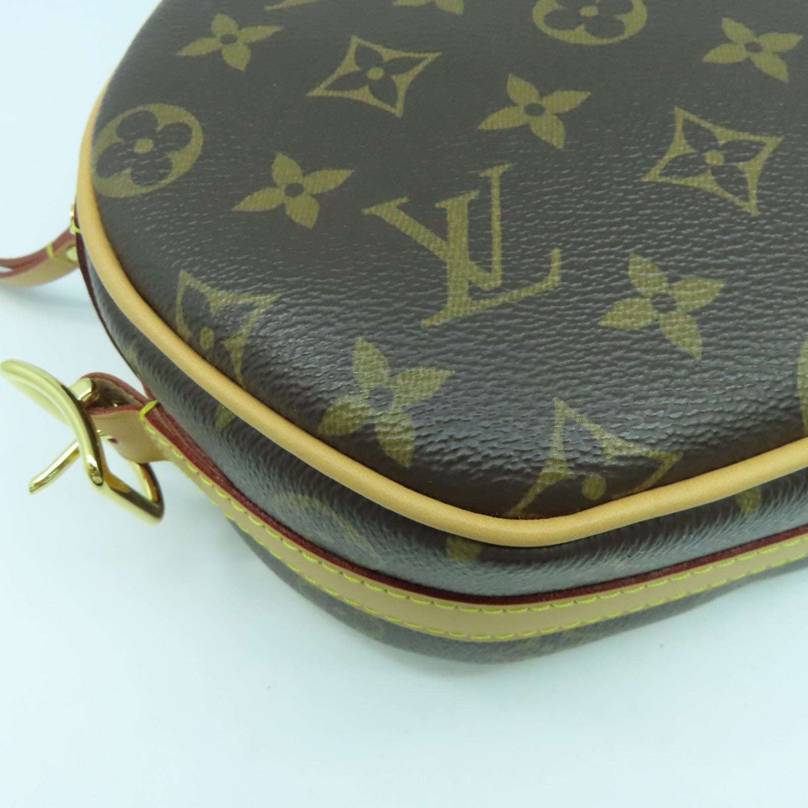 LOUIS VUITTON Monogram Boite Chapeau Souple PM金扣肩背袋啡色