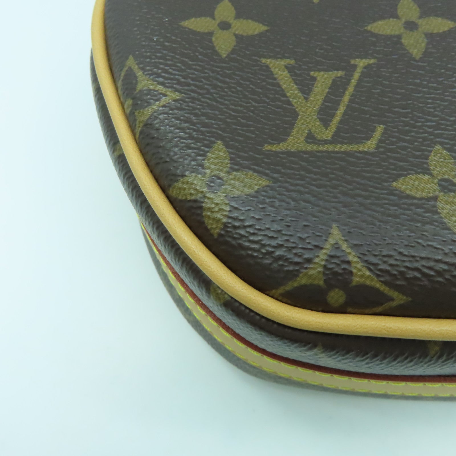 LOUIS VUITTON Monogram Boite Chapeau Souple PM金扣肩背袋啡色