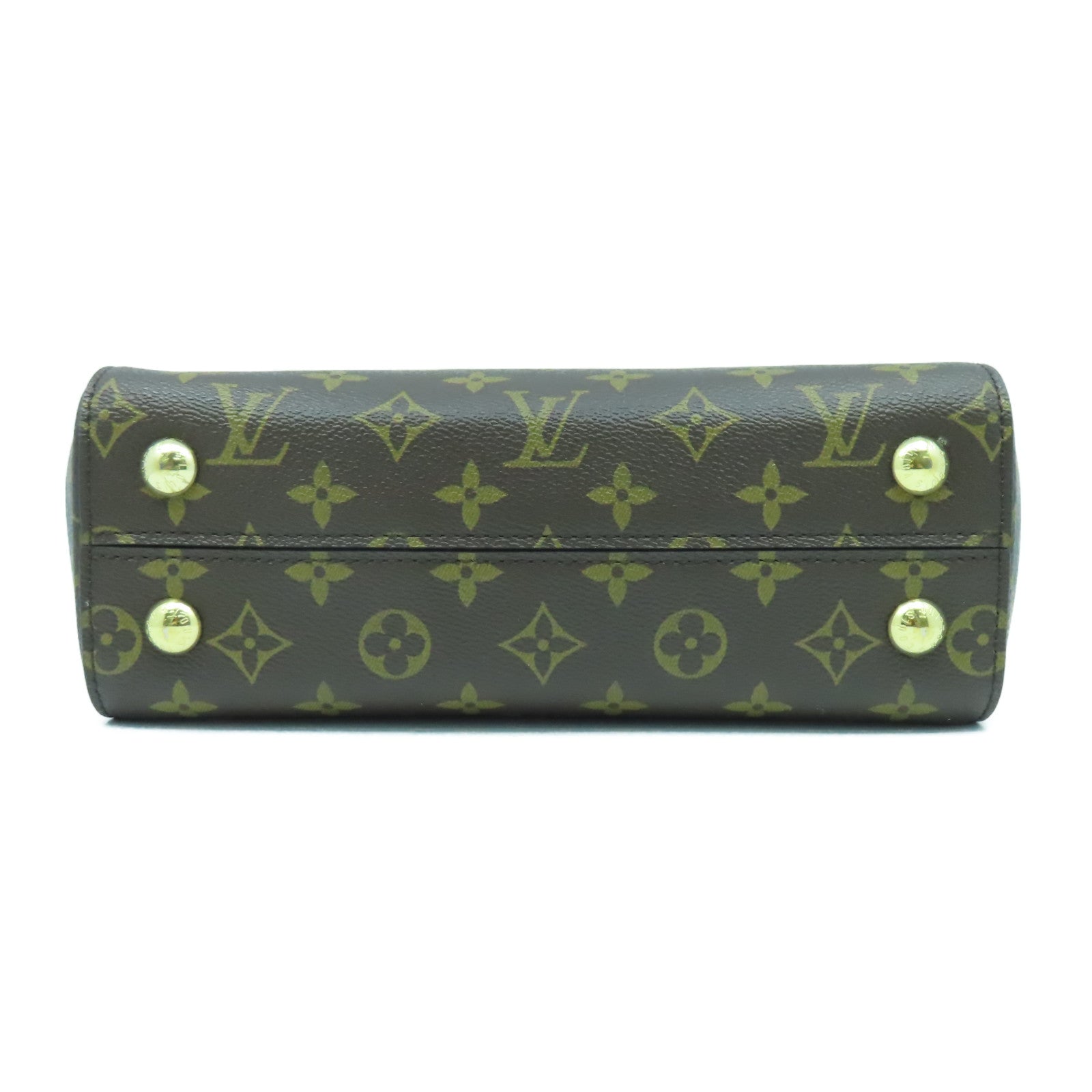 LOUIS VUITTON Monogram Cluny BB金扣手挽肩背兩用袋啡色/粉紅色