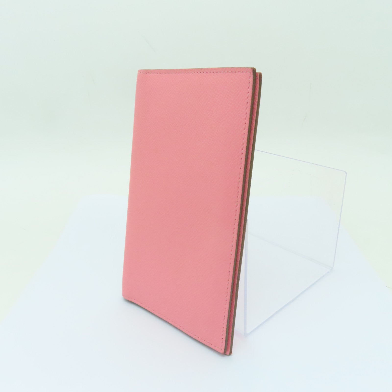 HERMES Epsom皮革Agenda Cover筆記簿套粉紅色