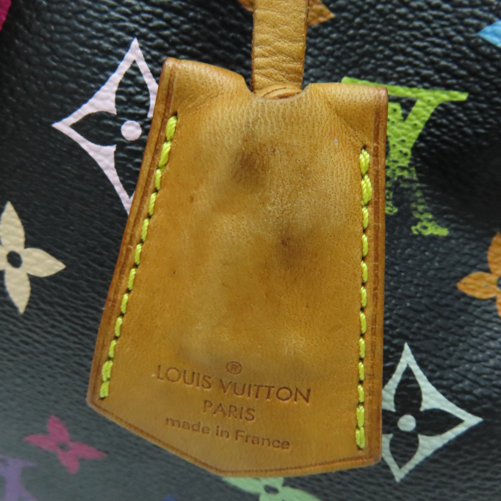 LOUIS VUITTON 【激減優惠】Monogram Multicolore Speedy 30金扣手挽袋黑色彩色