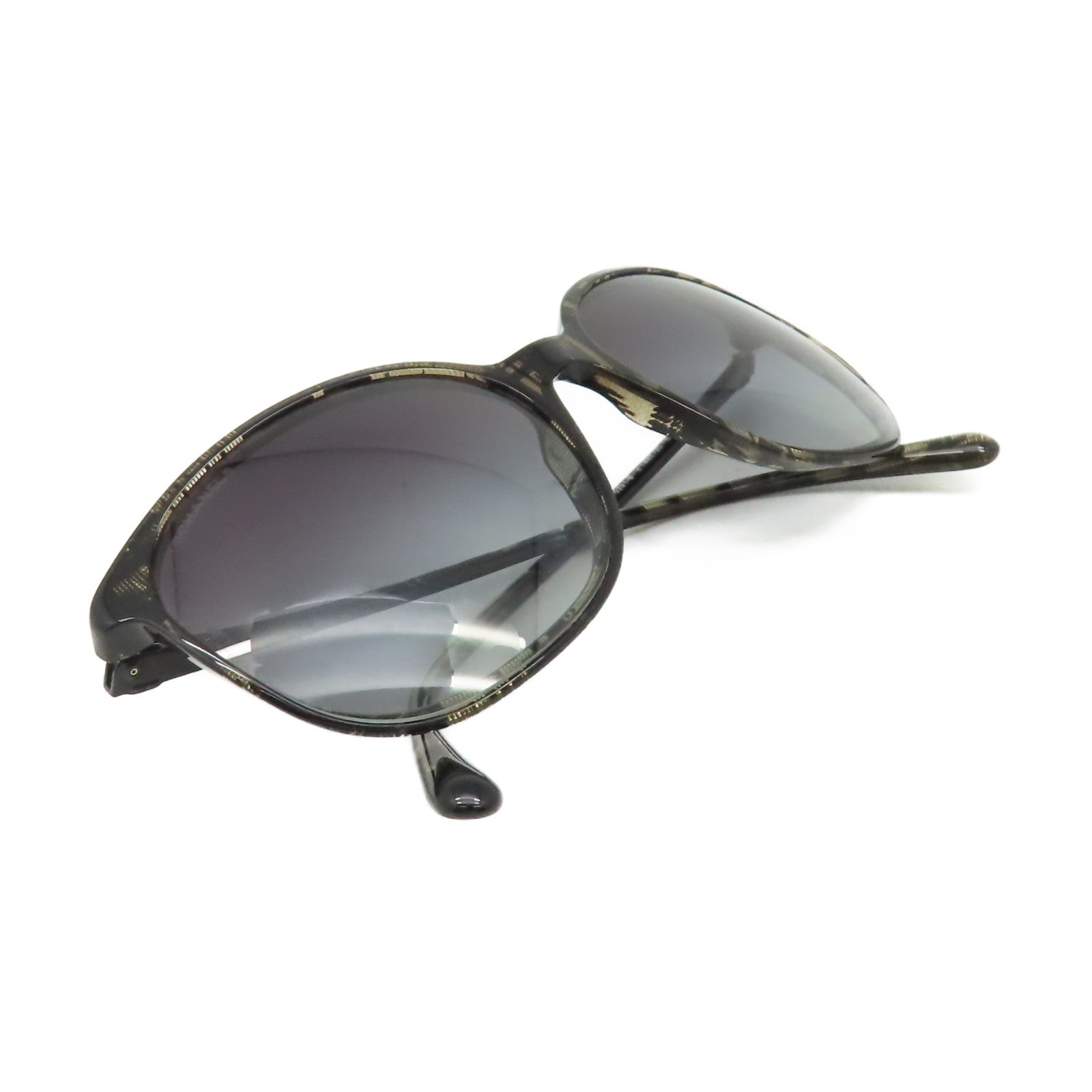 CHANEL PVC/金屬Sunglasses太陽眼鏡黑色/灰色