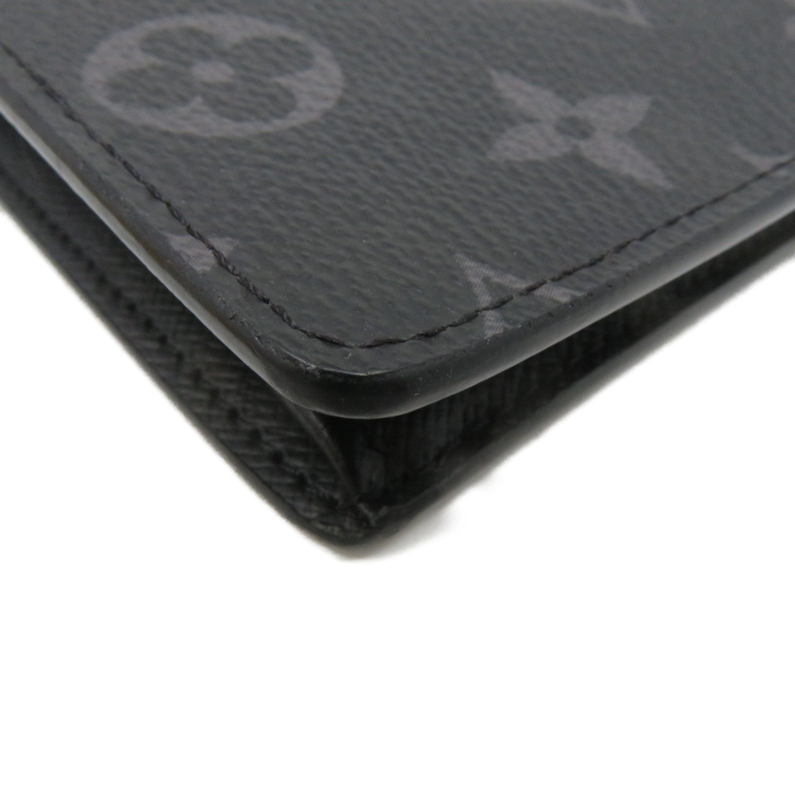 LOUIS VUITTON Monogram Brazza Long Wallet long wallet black
