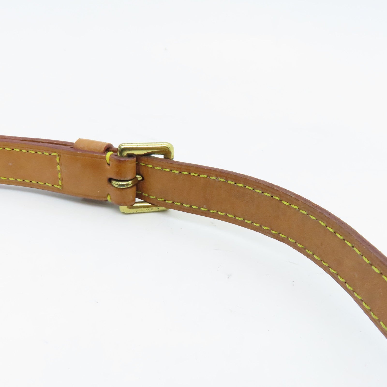 LOUIS VUITTON Monogram Musette Tango Gold Buckle Shoulder Bag Brown