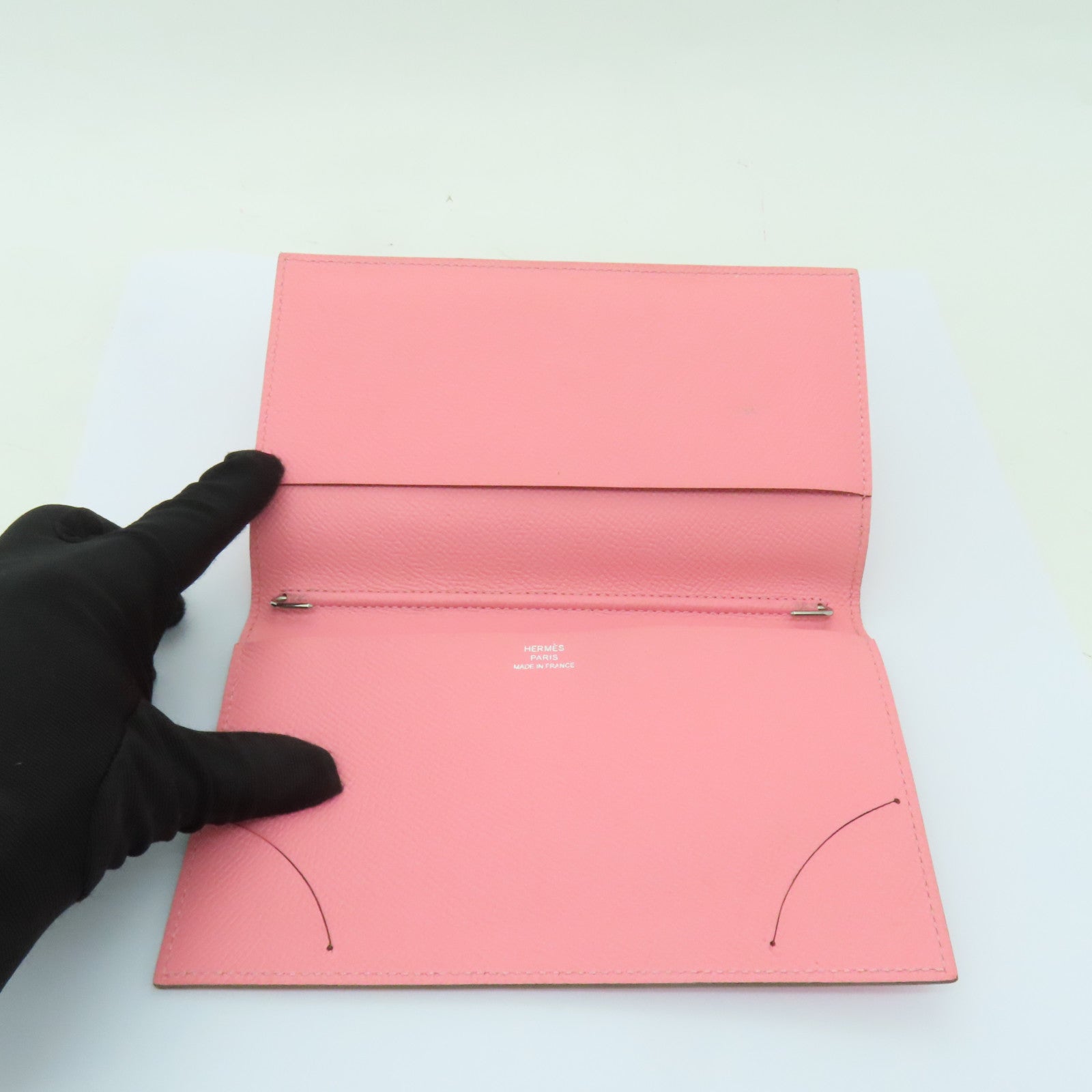 HERMES Epsom皮革Agenda Cover筆記簿套粉紅色