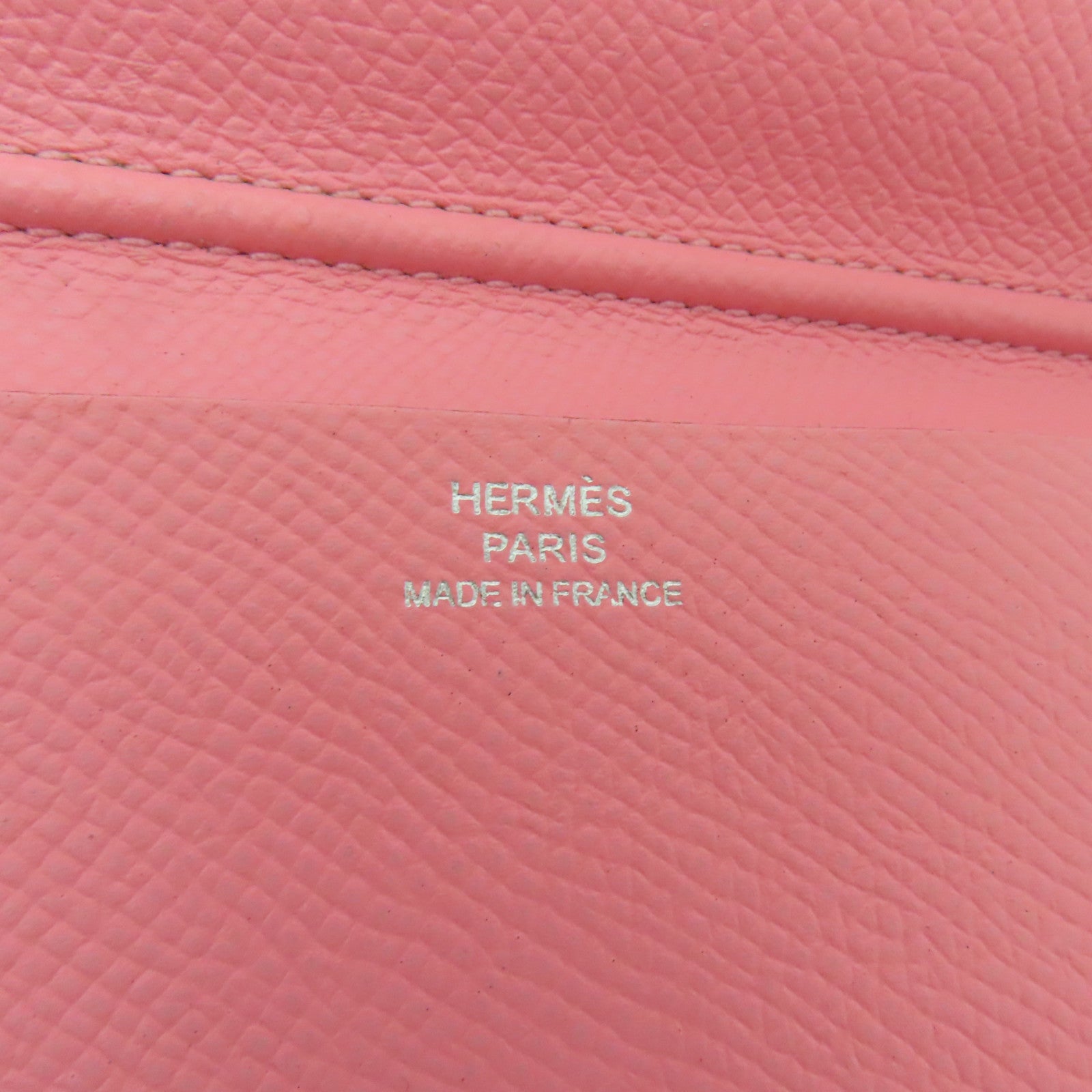 HERMES Epsom皮革Agenda Cover筆記簿套粉紅色