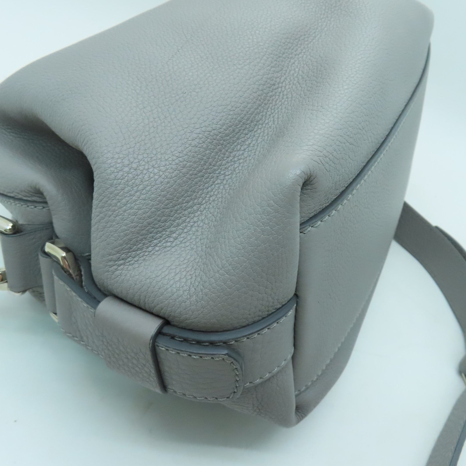 GIVENCHY 牛皮皮革2 Way Bag手挽肩背兩用袋灰色