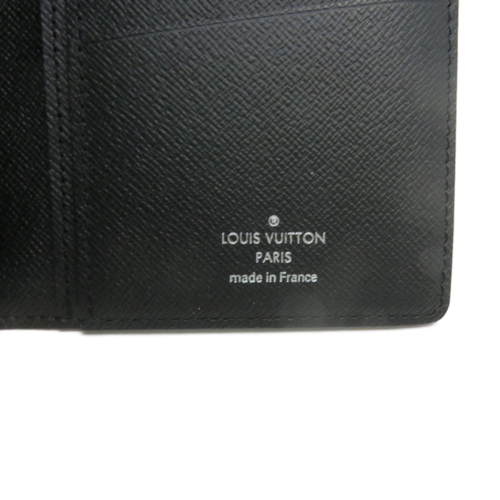 LOUIS VUITTON Monogram Brazza Long Wallet long wallet black