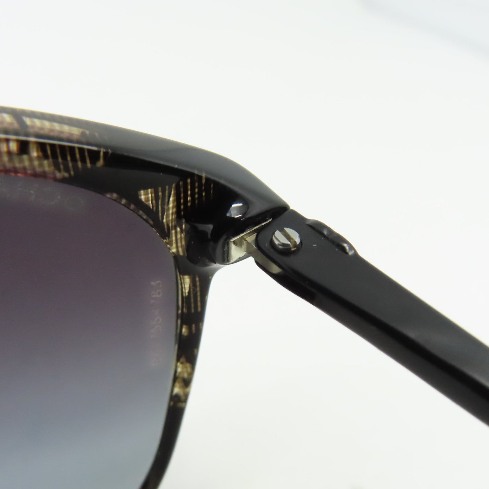 CHANEL PVC/金屬Sunglasses太陽眼鏡黑色/灰色