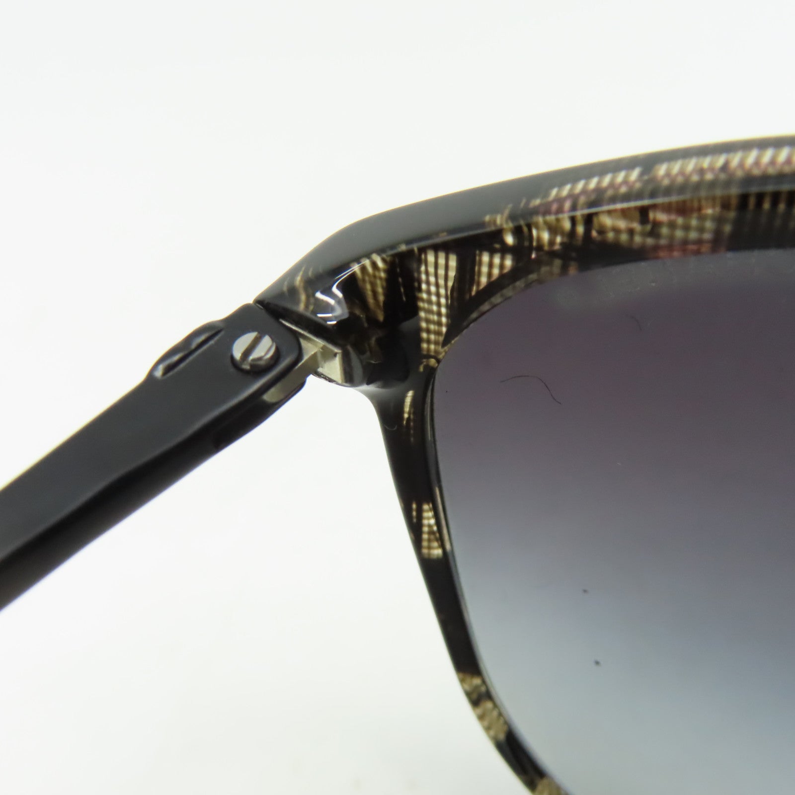 CHANEL PVC/金屬Sunglasses太陽眼鏡黑色/灰色