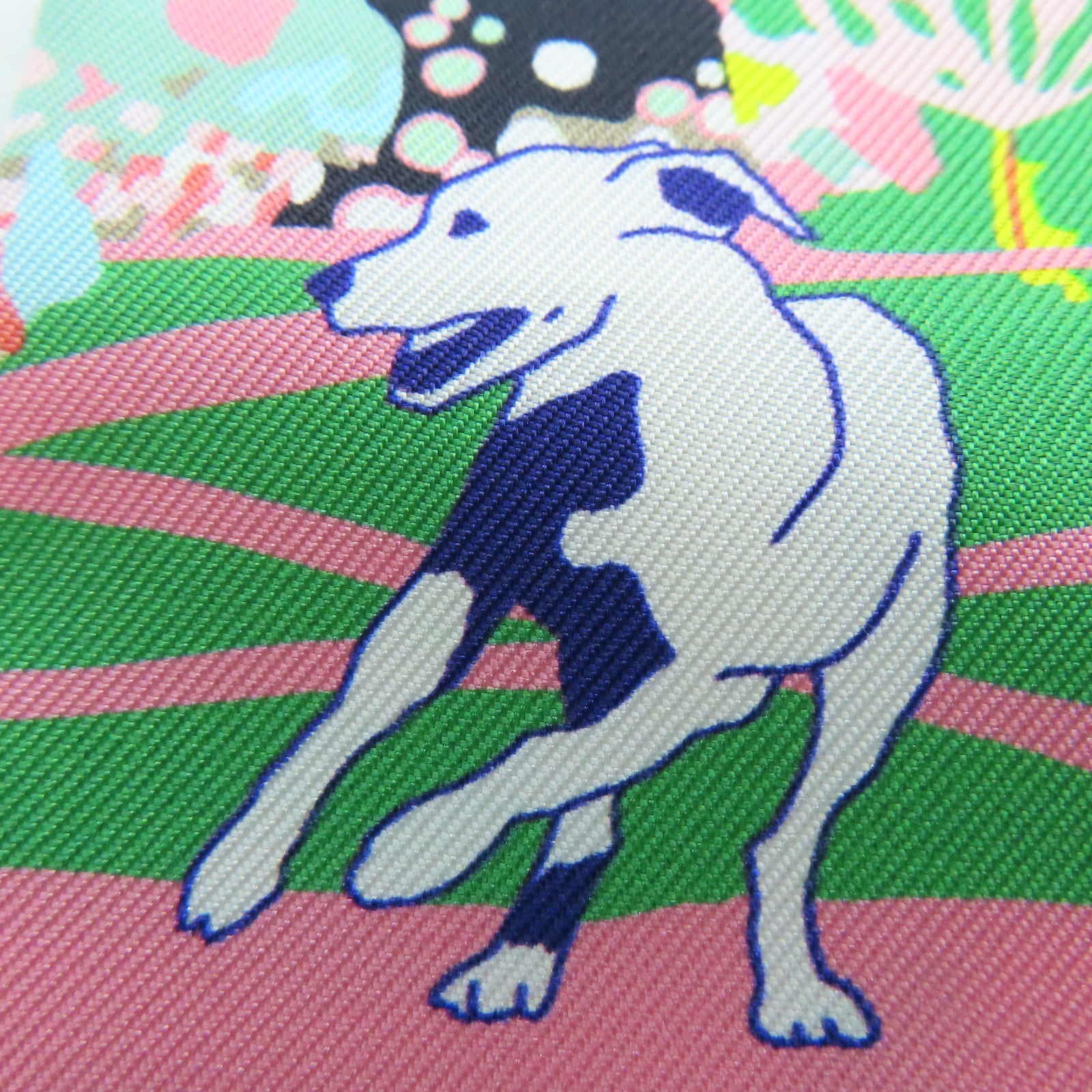 HERMES 絲質Twilly絲巾彩色