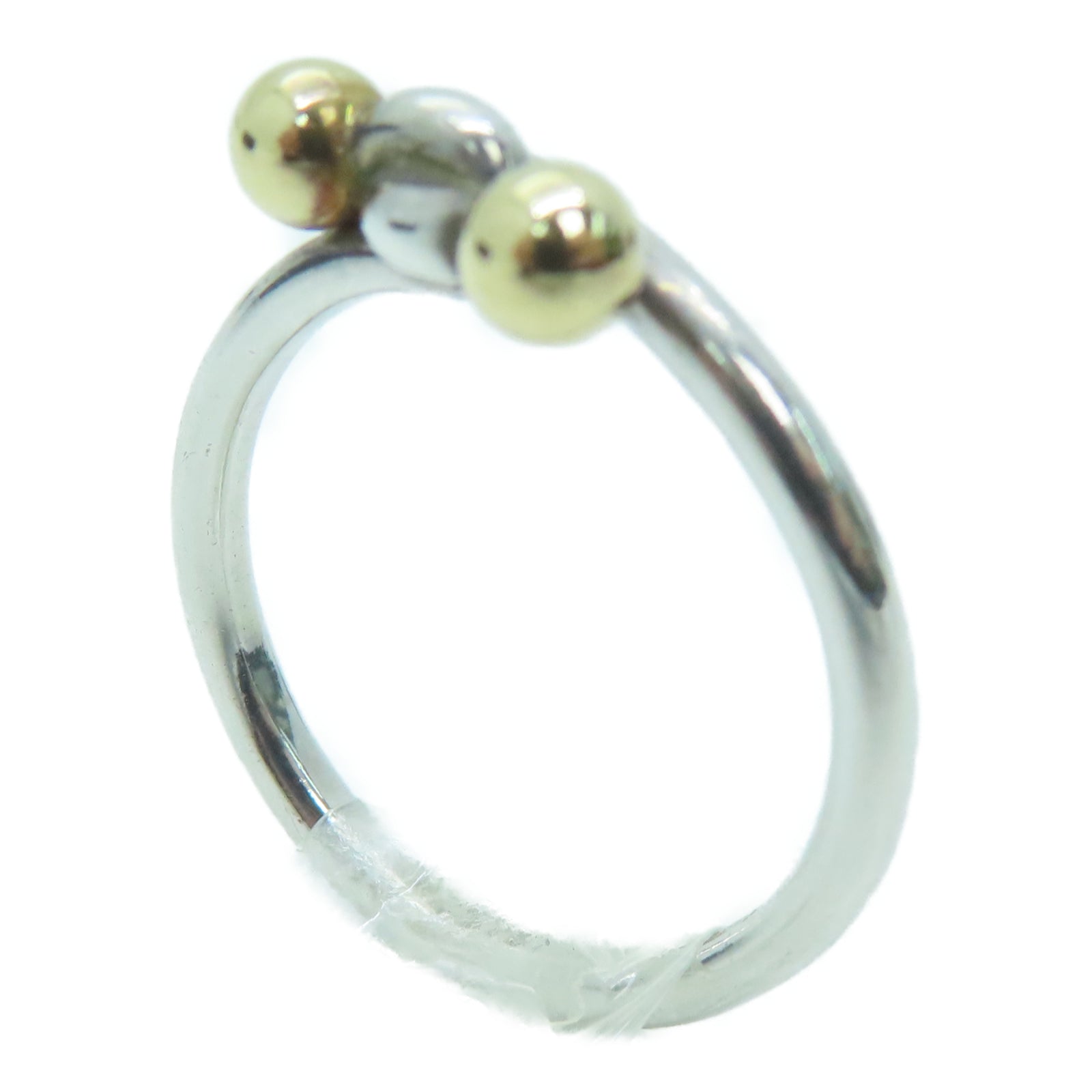 TIFFANY＆CO 【激減優惠】925純銀/750黃金Ring戒指US#7