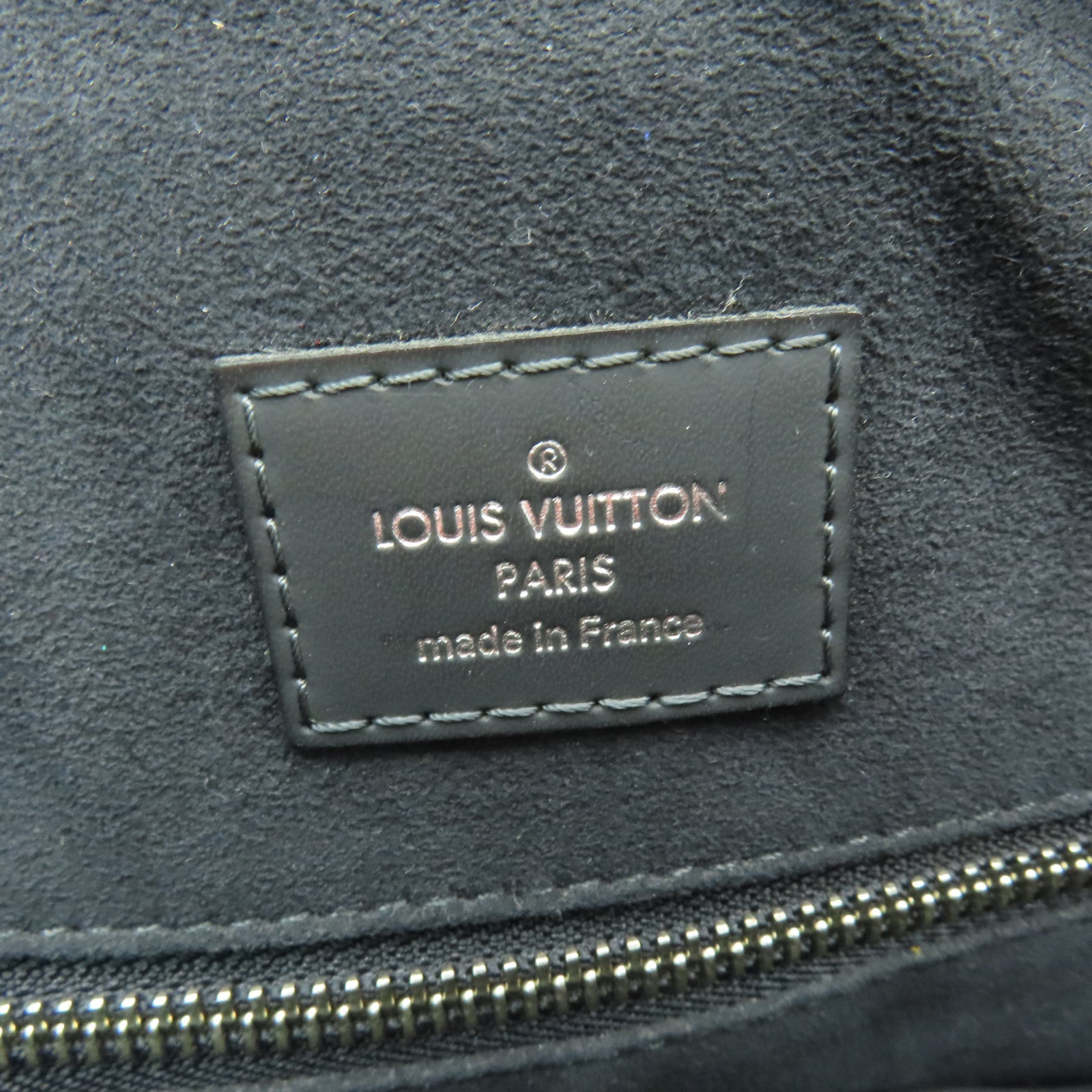 LOUIS VUITTON Damier Cobalt Greenwich銀扣手挽肩背兩用袋深藍色