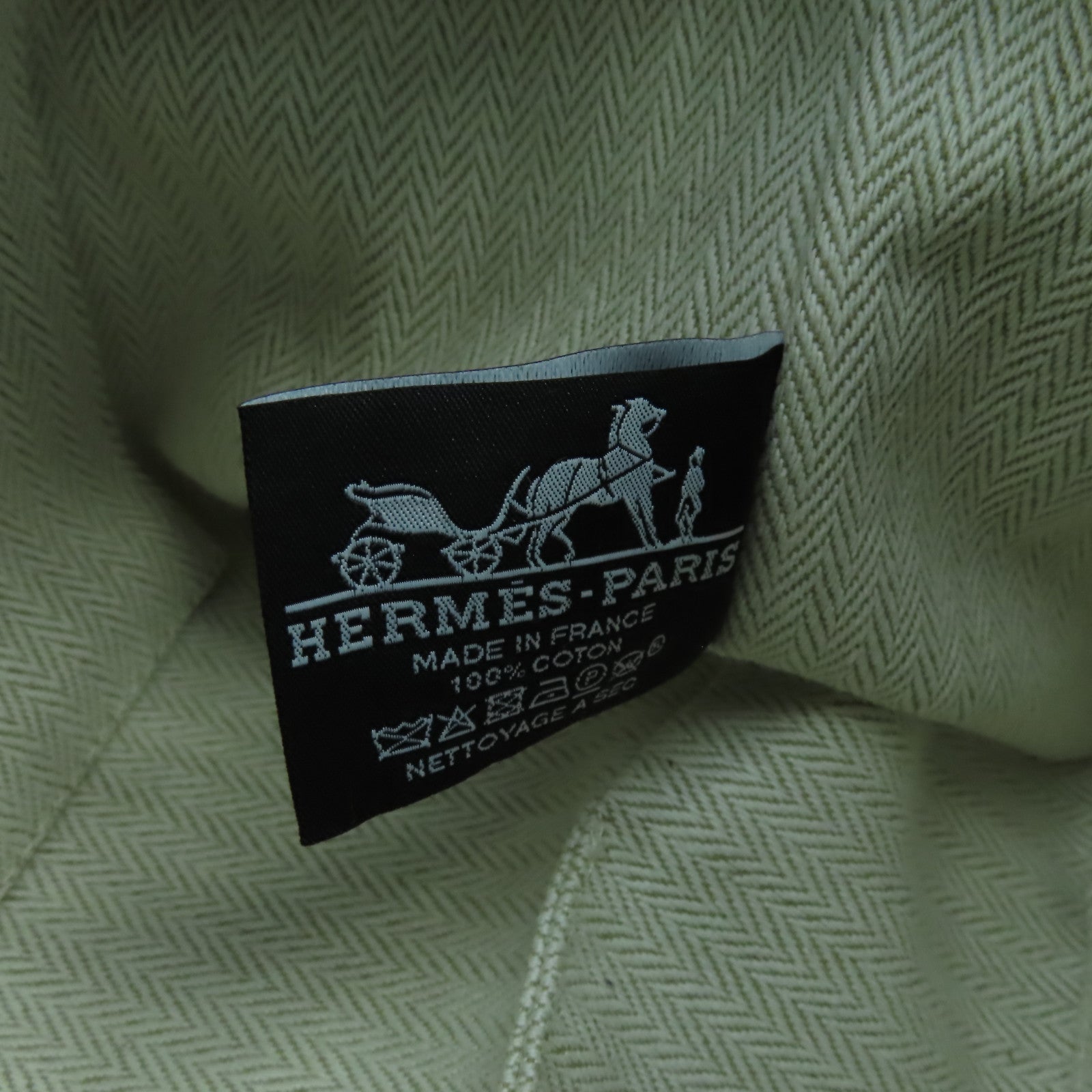 HERMES 帆布Bride A Brac Small銀扣手挽袋紅色