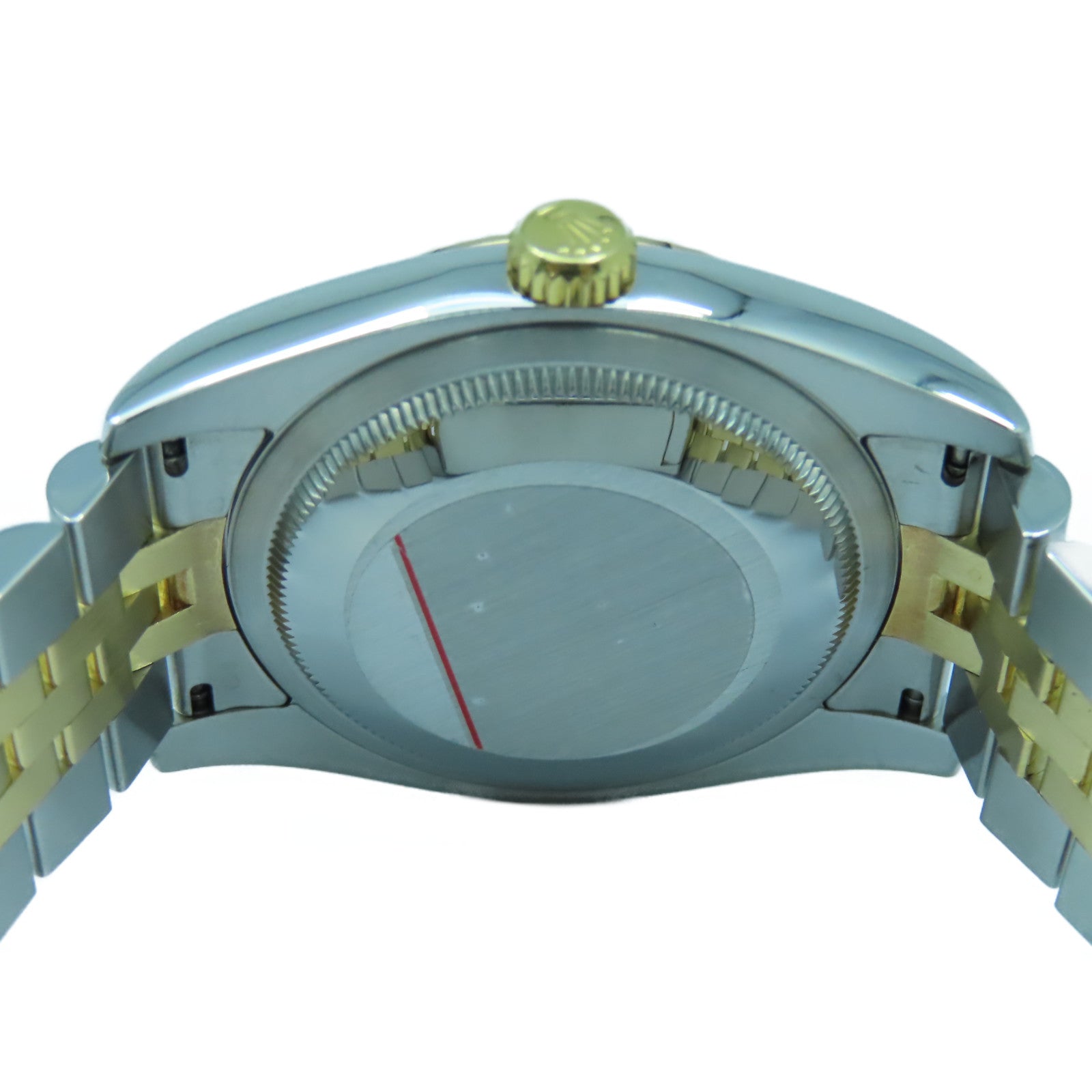 ROLEX 18K黃金Datejust 36mm不鏽鋼手錶自動機芯金色