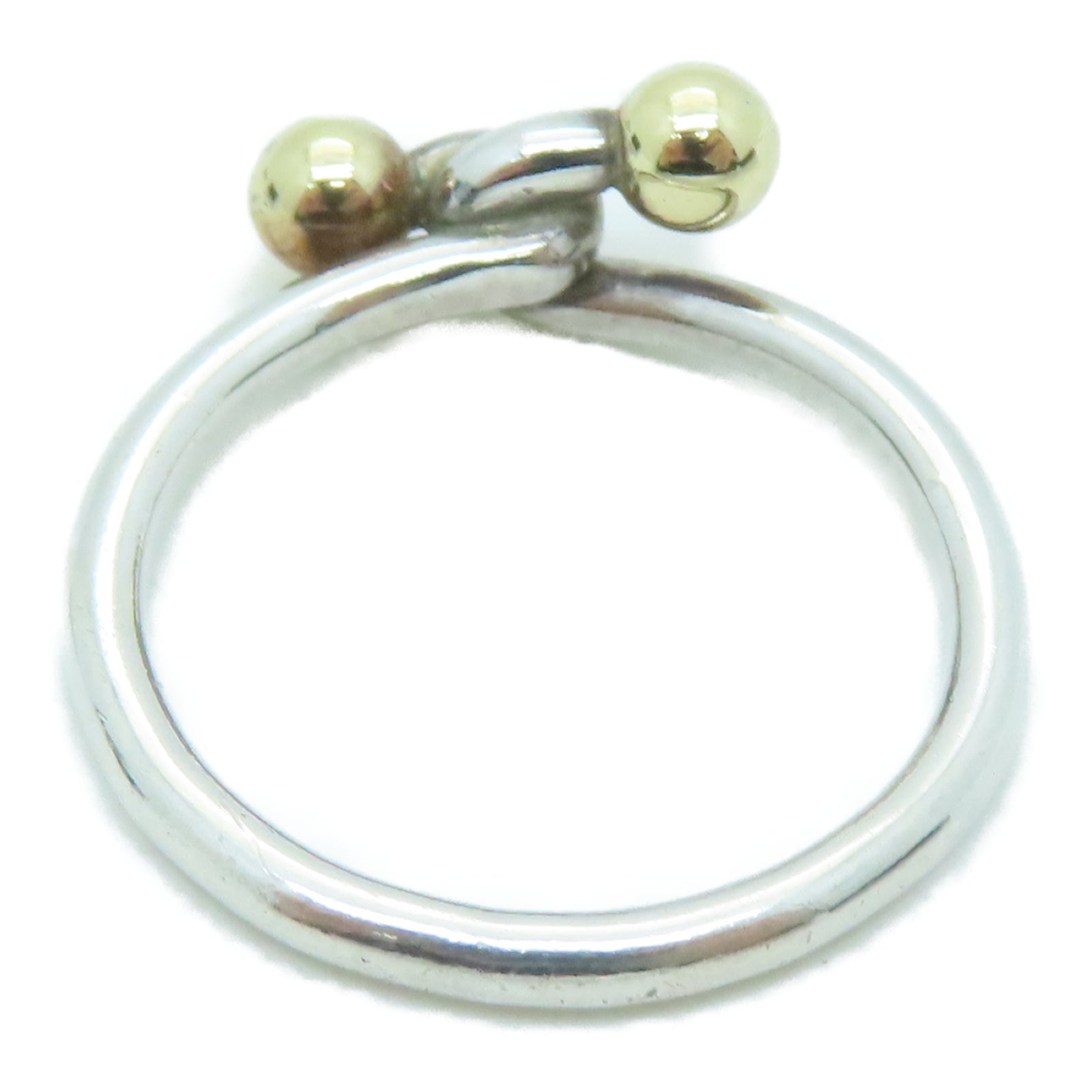 TIFFANY＆CO 【激減優惠】925純銀/750黃金Ring戒指US#7